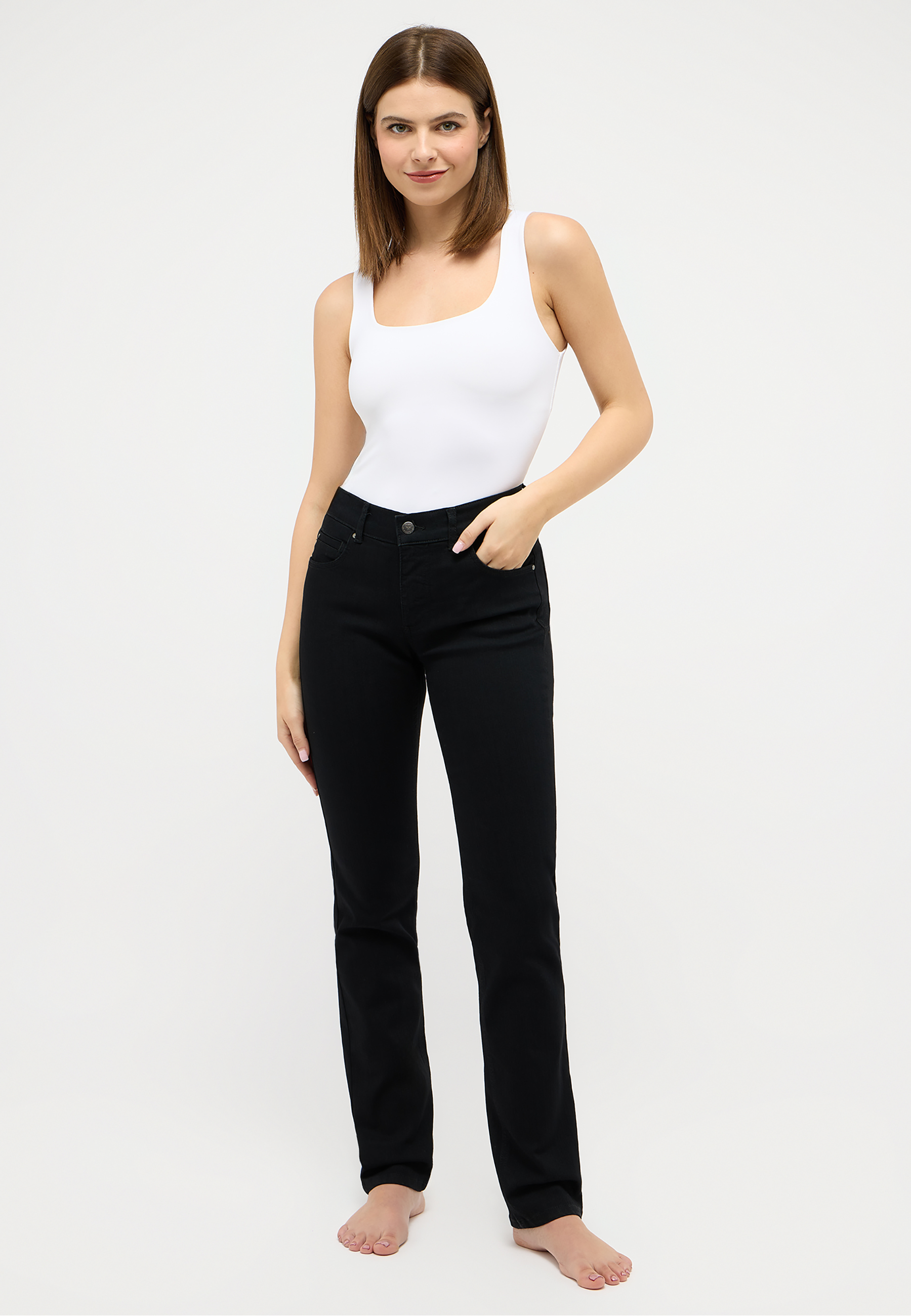Angels Jeans Cici Power-Stretch - schwarz