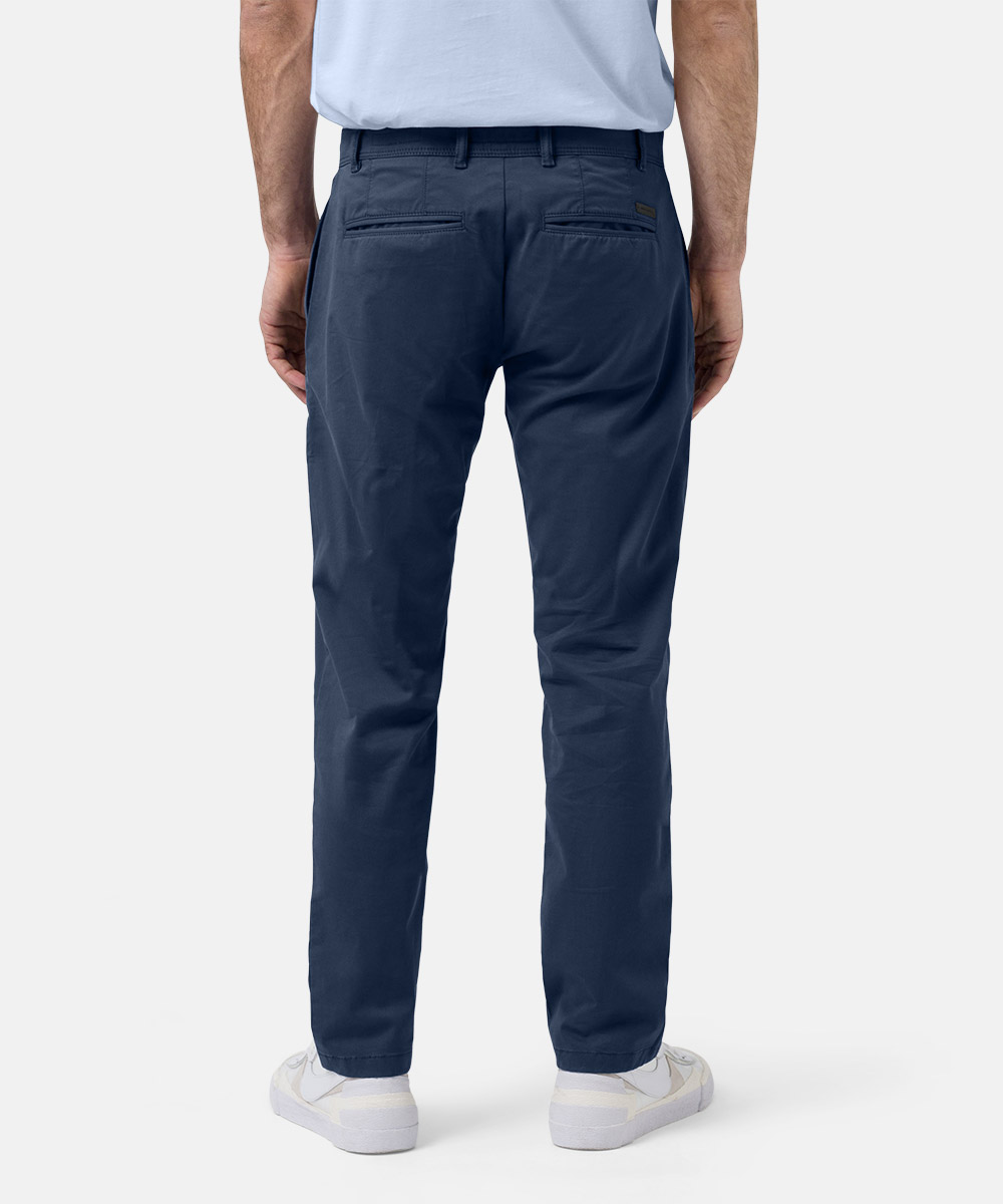 Pierre Cardin Herren Chino Hose Baumwolle - dunkelblau