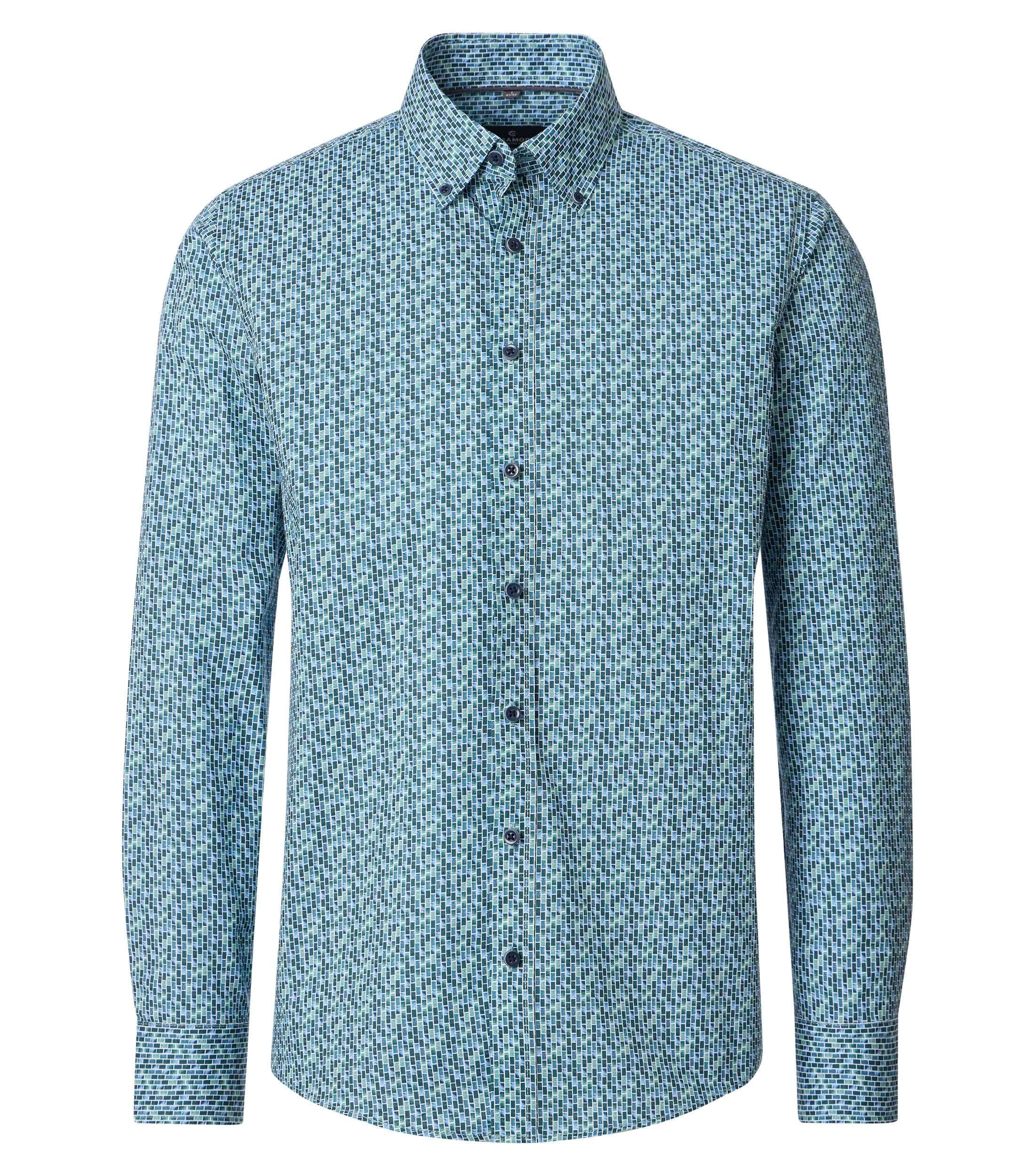 Casamoda Hemd modischer Print XXL