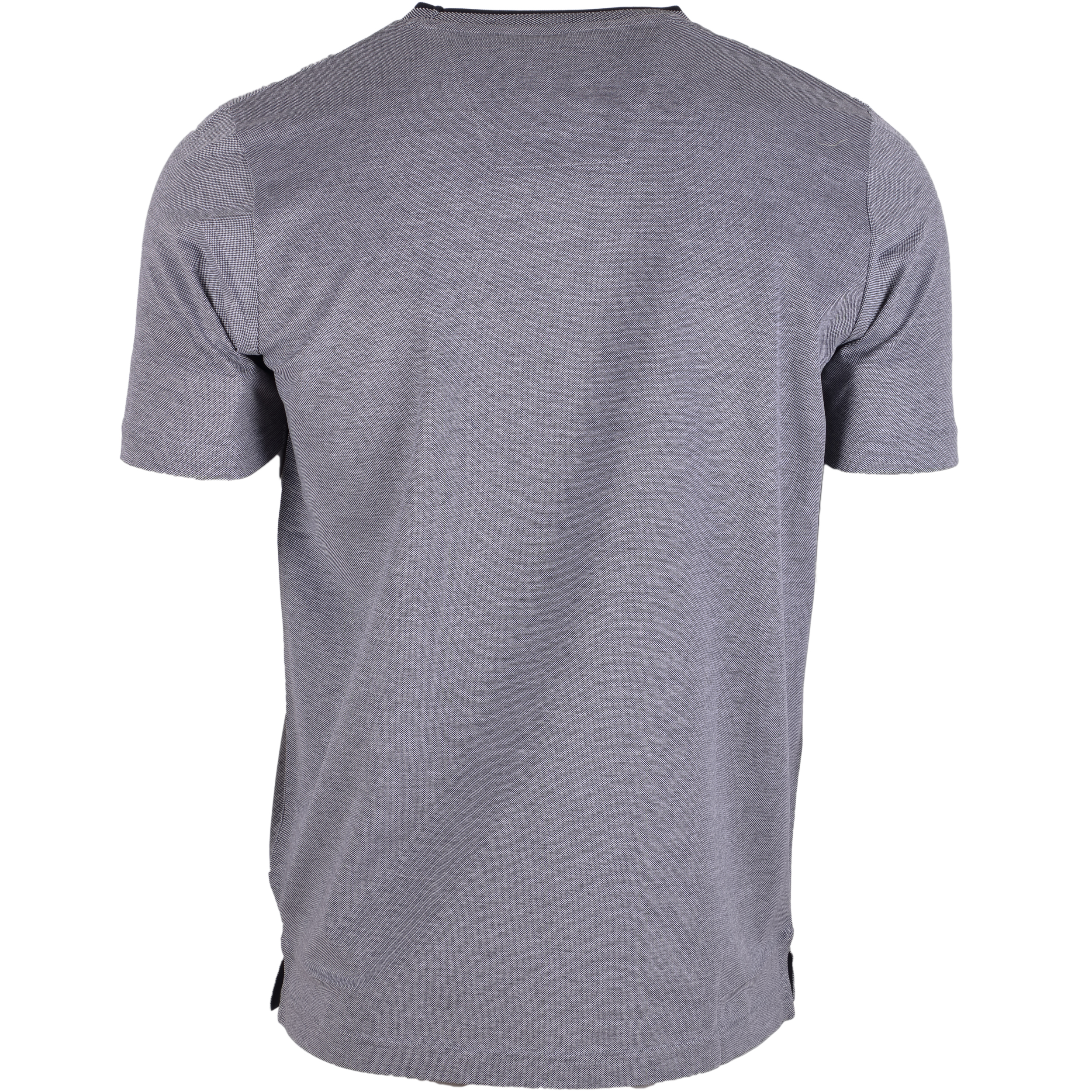 Fynch-Hatton T-Shirt mercerisiert Brusttasche M dunkelblau