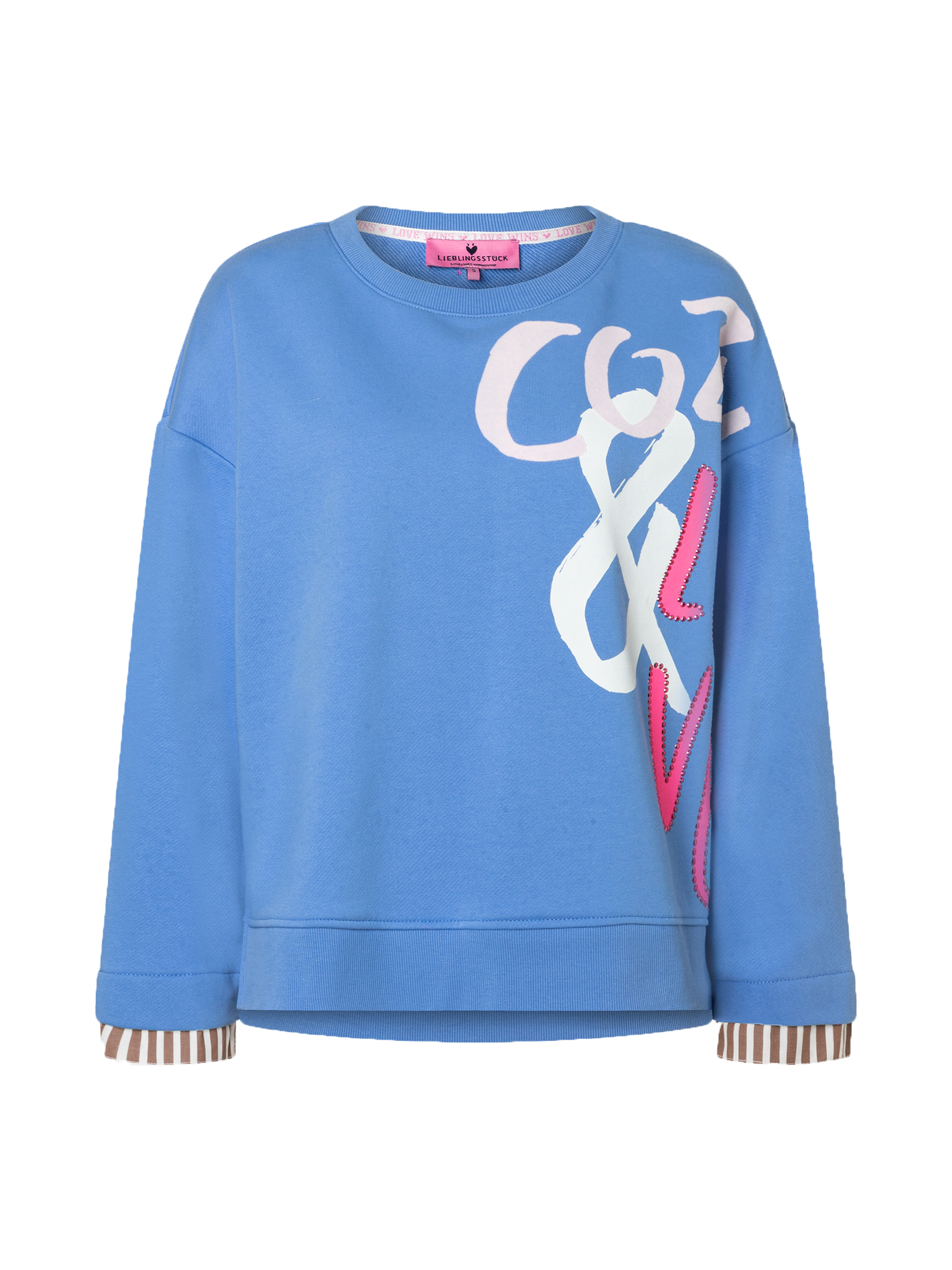 Lieblingsstück Damen Sweatshirt COZ & LOV – Blau M