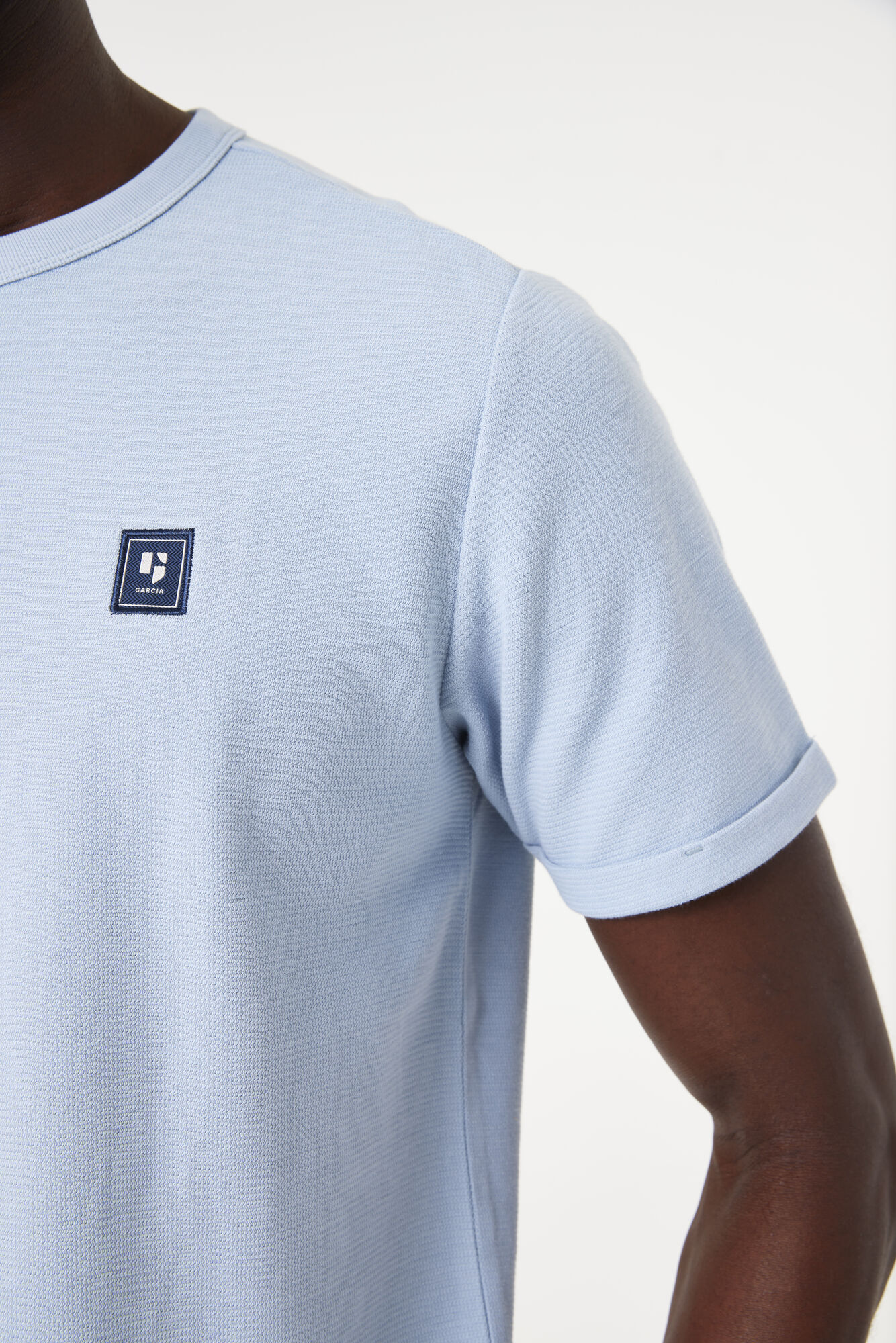Garcia Herren T-Shirt - hellblau