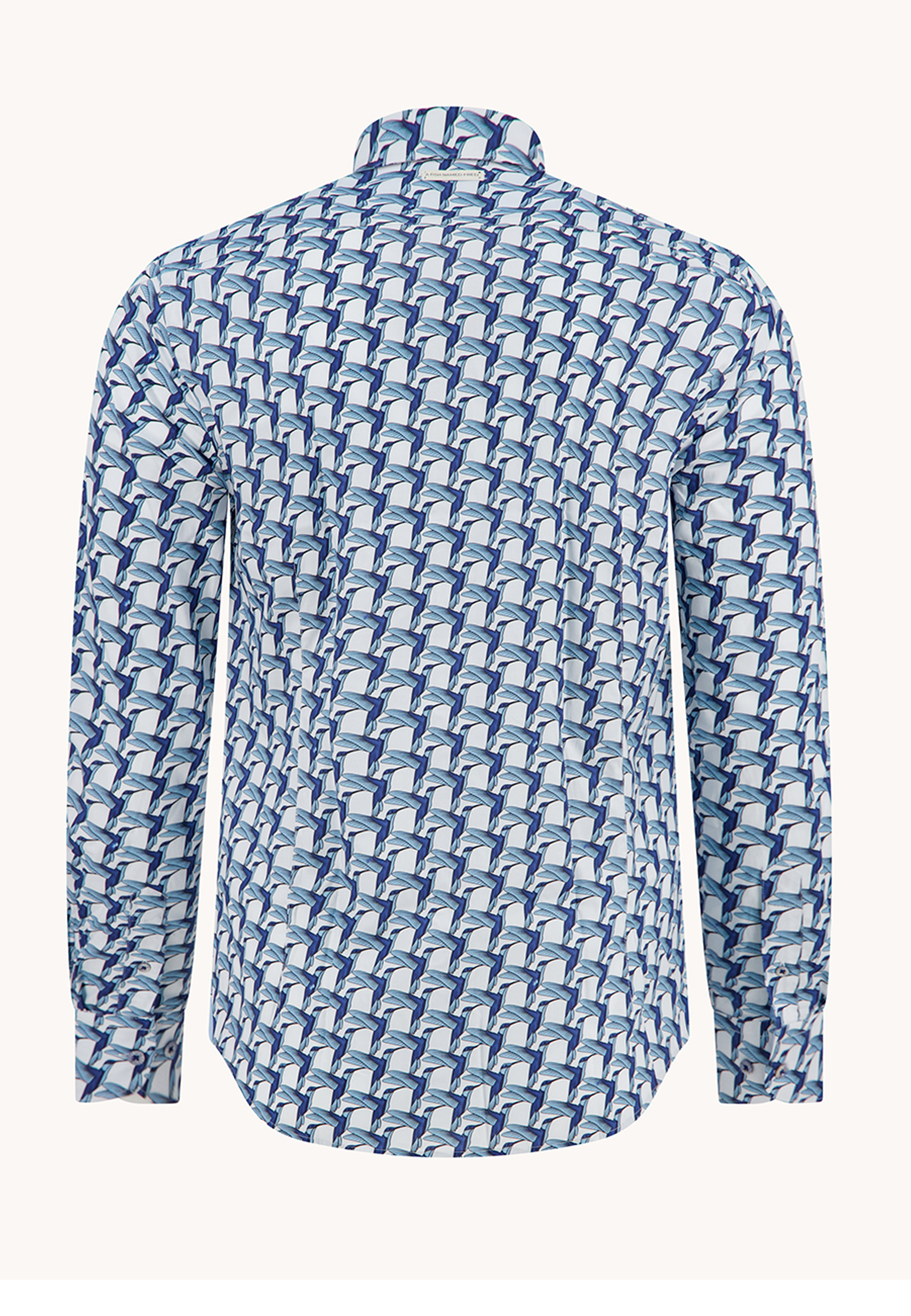 A Fish named Fred Herren Hemd geometric birds