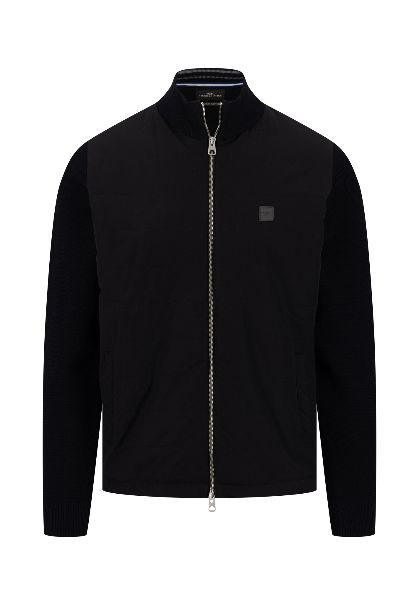 Fynch-Hatton Strickjacke Materialmix XXL