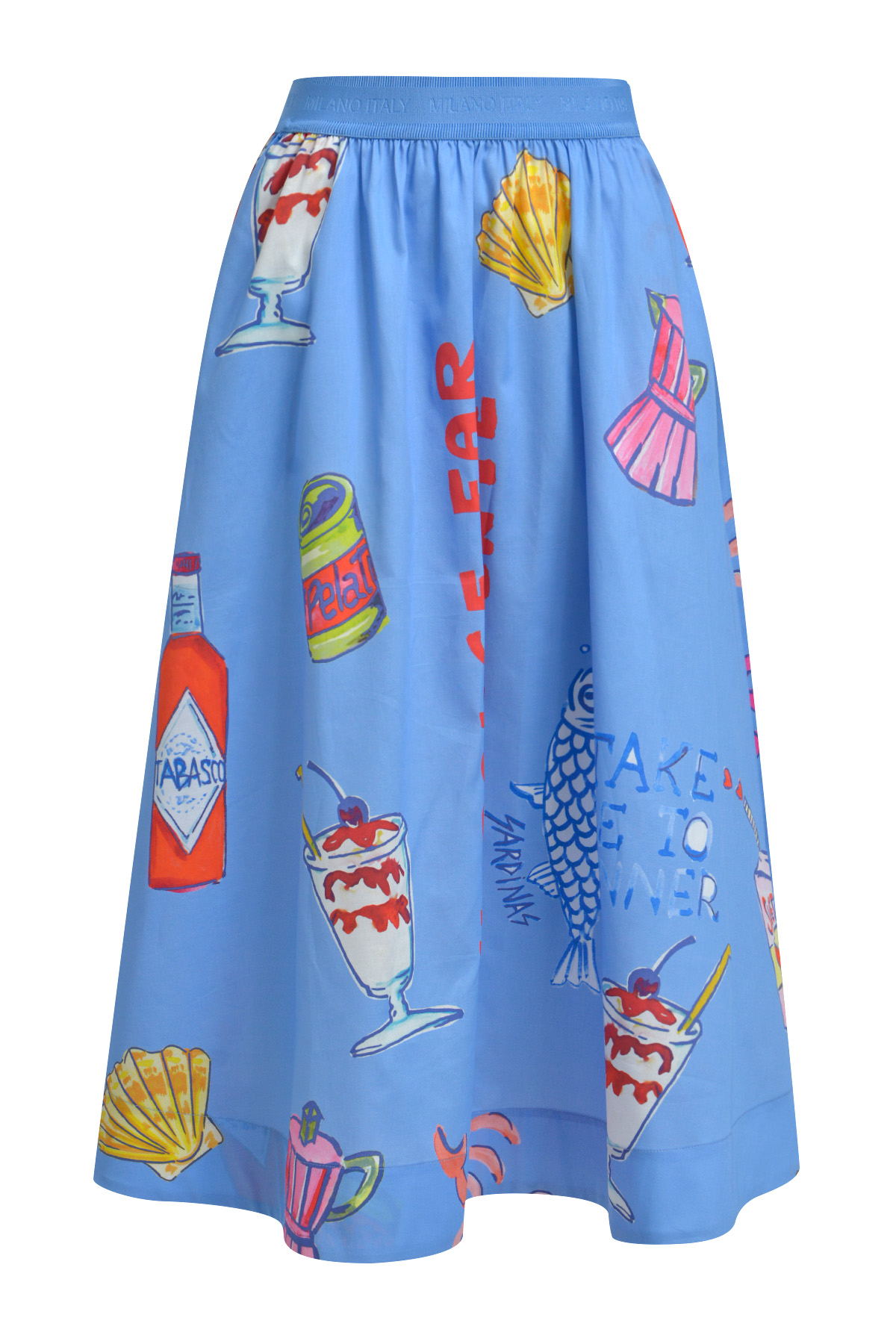 Milano Italy Damen Midi Rock