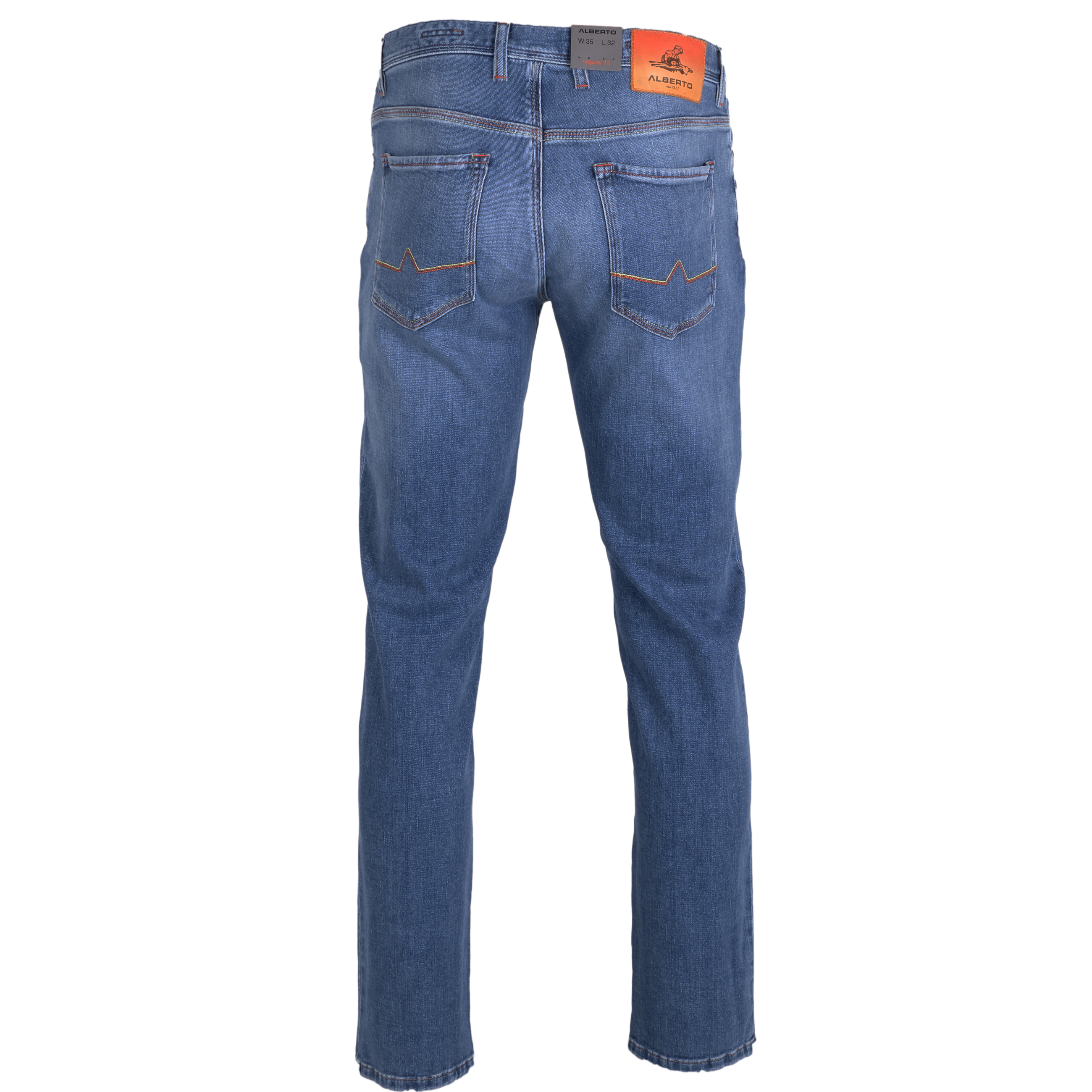Alberto Jeans Pipe regular fit 31/34 blau
