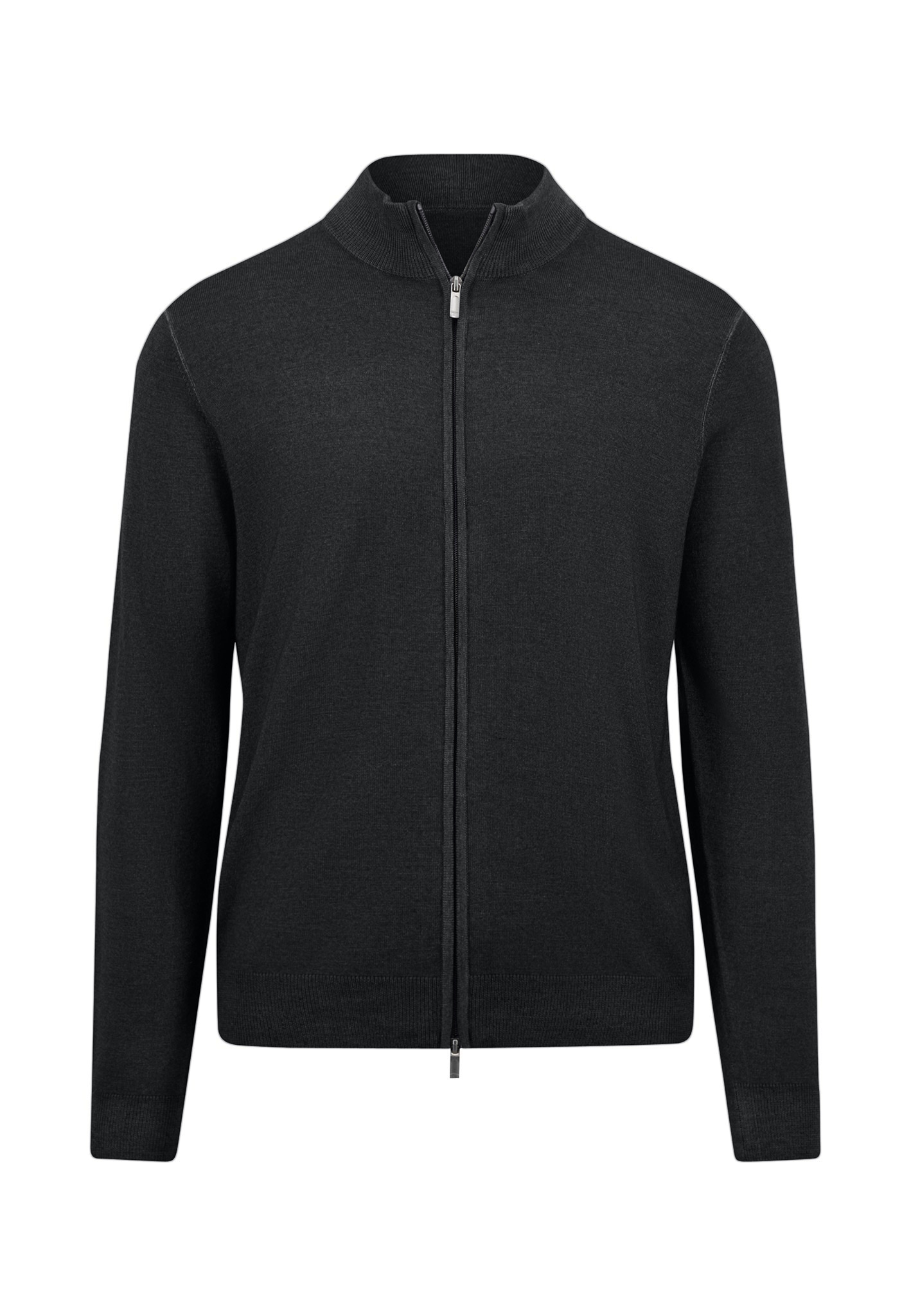 Fynch-Hatton Strickjacke Wolle - schwarz XL