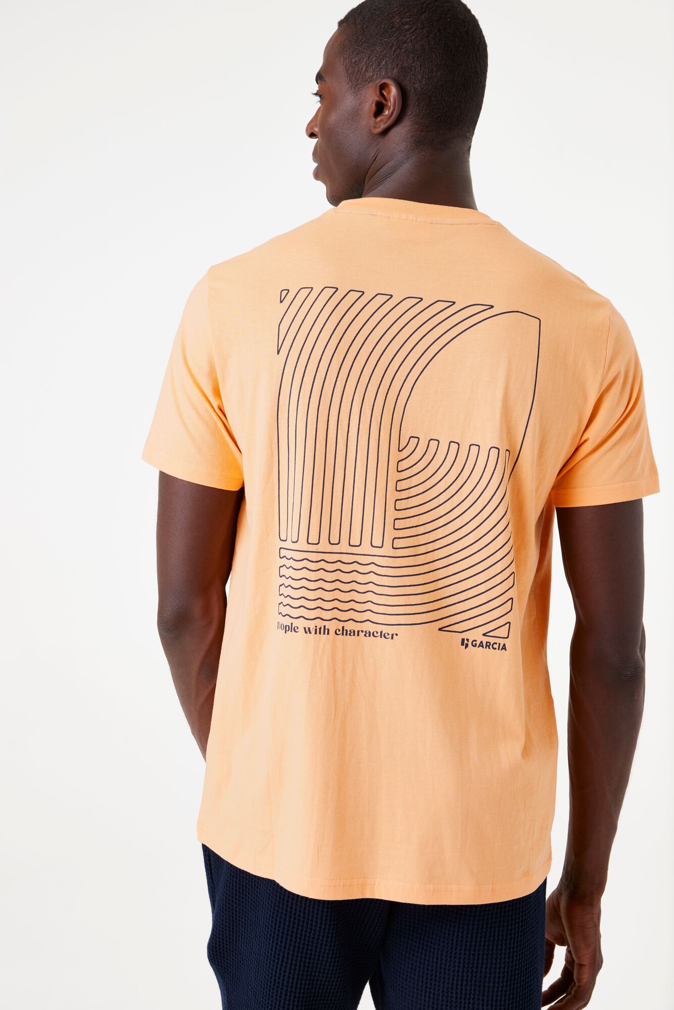 Garcia Herren T-Shirt - apricot