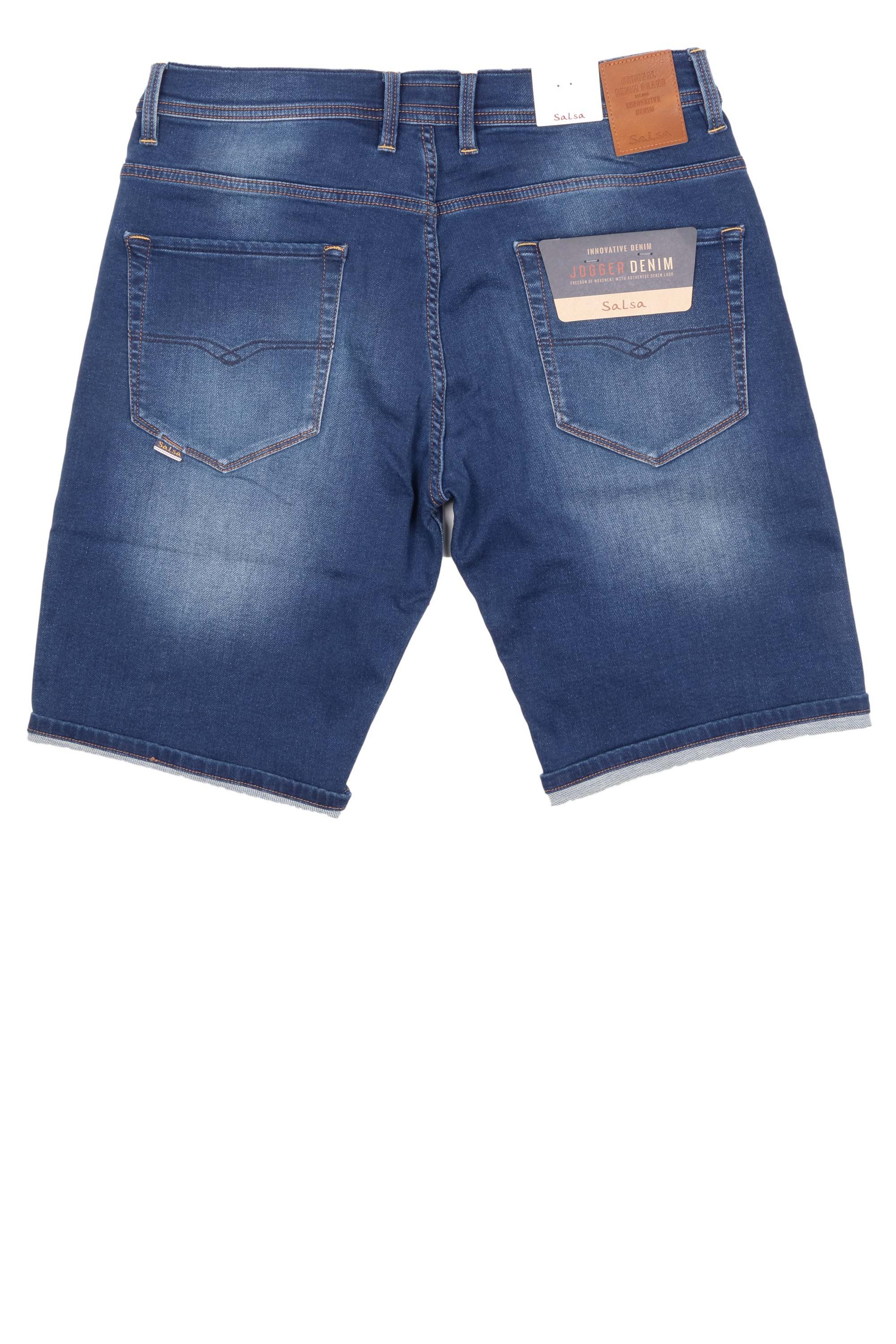 Salsa Herren Jeans Shorts Jog-Denim - blau 36