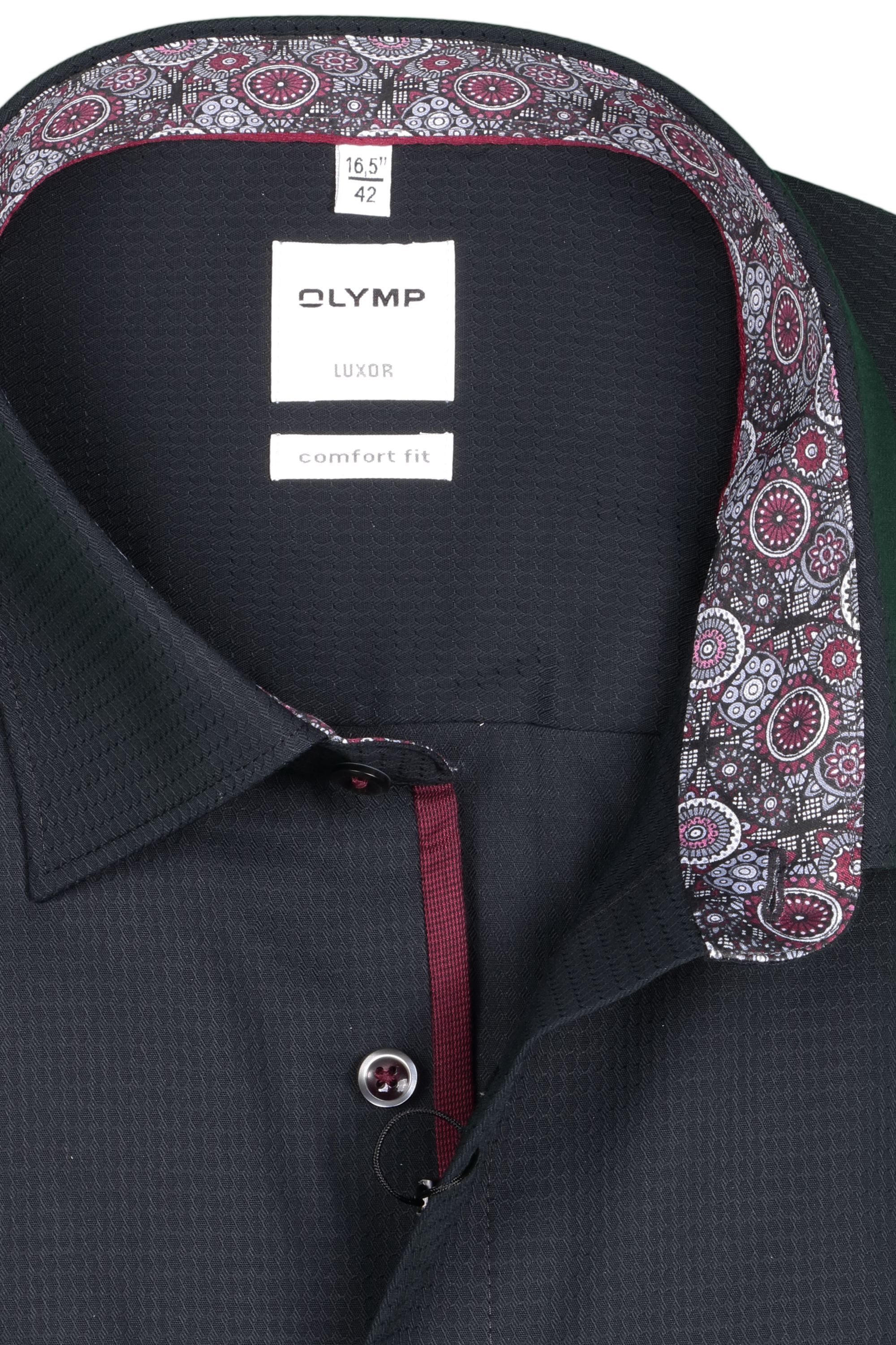 Olymp Hemd Luxor comfort Fit - schwarz
