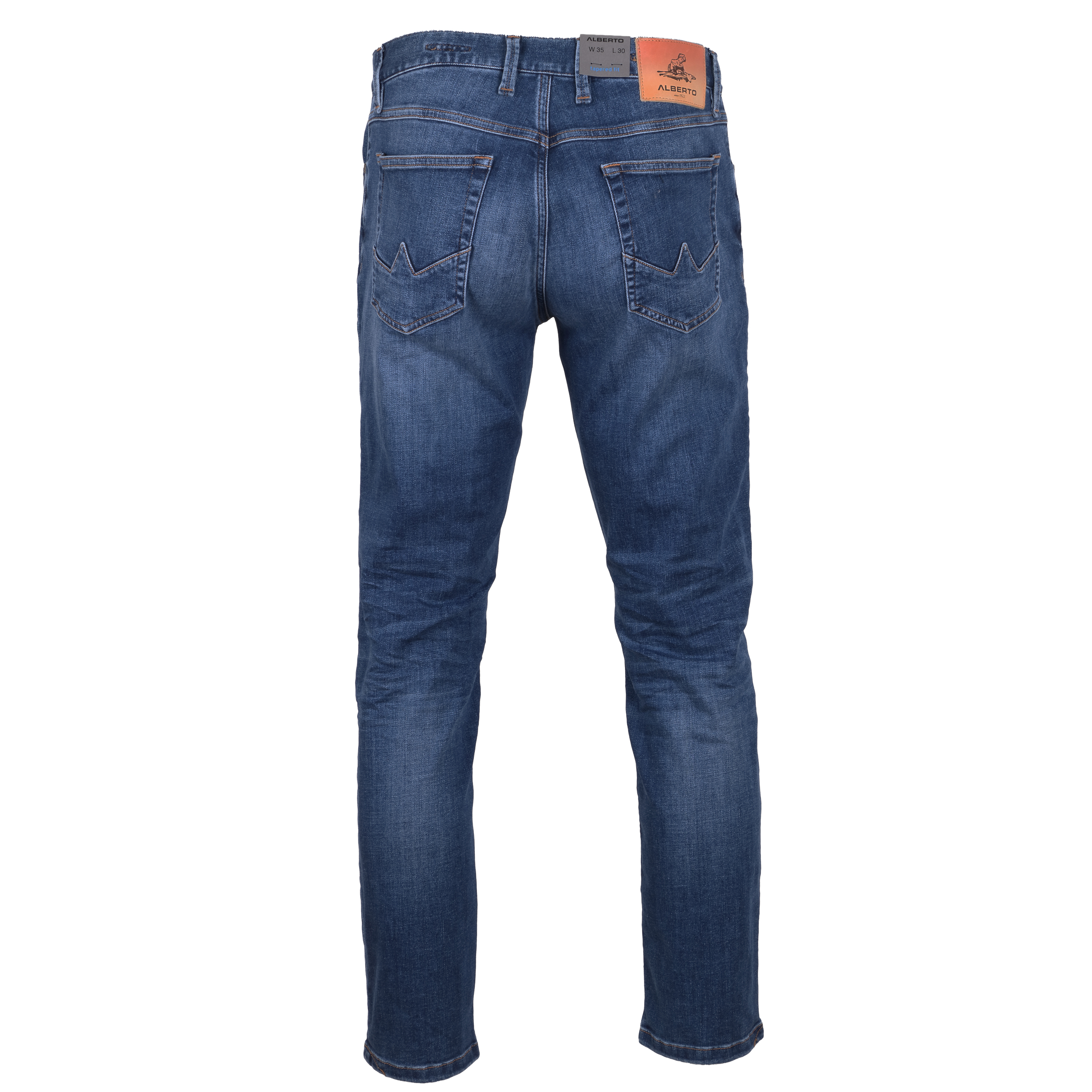 Alberto Herren Jeans Slipe tapered fit - blau 32/32