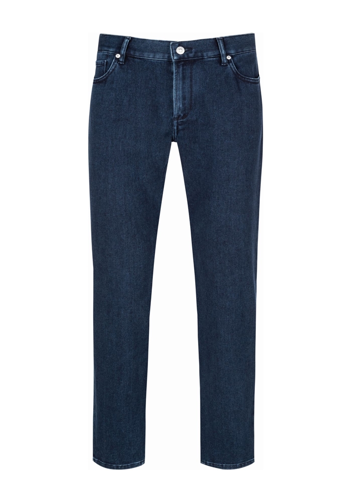 Alberto Herren Jeans Pipe Jersey - dunkelblau 33/32