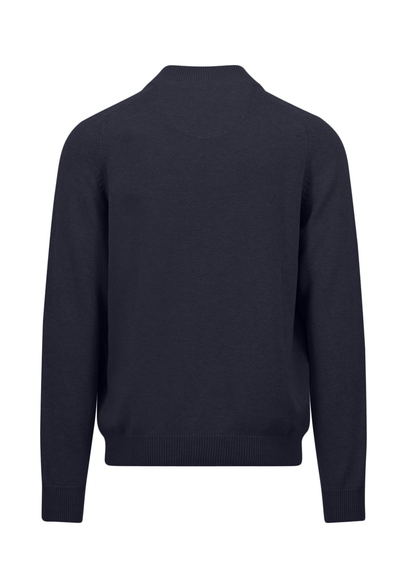 Fynch-Hatton Strickjacke Collegekragen - dunkelblau XL