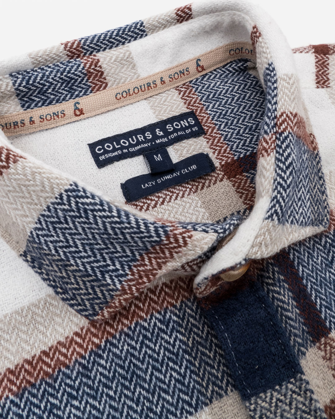 Colours & Sons Flanell Overshirt Check XXL