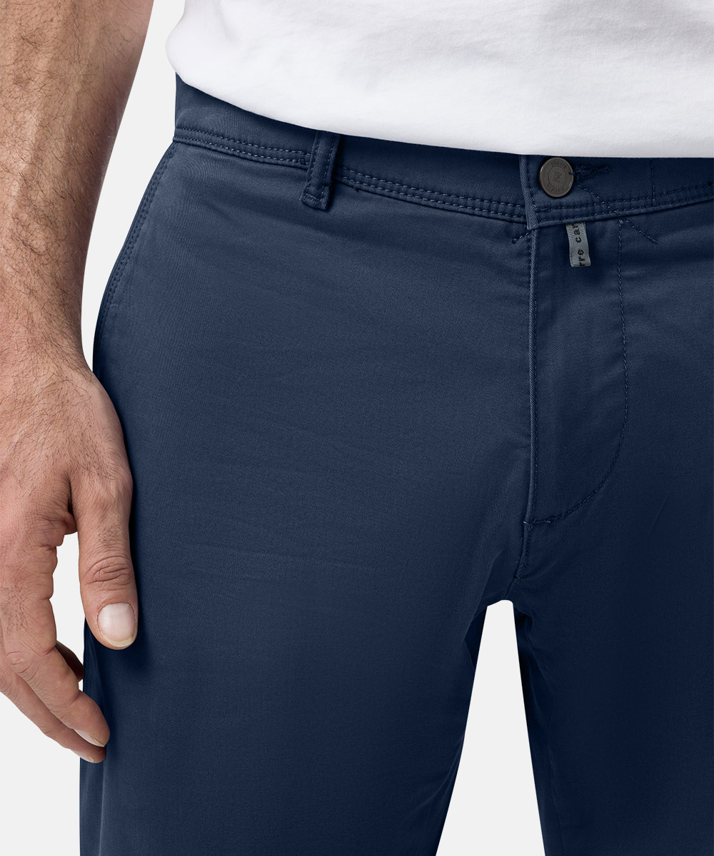 Pierre Cardin Herren Chino Hose Baumwolle - dunkelblau