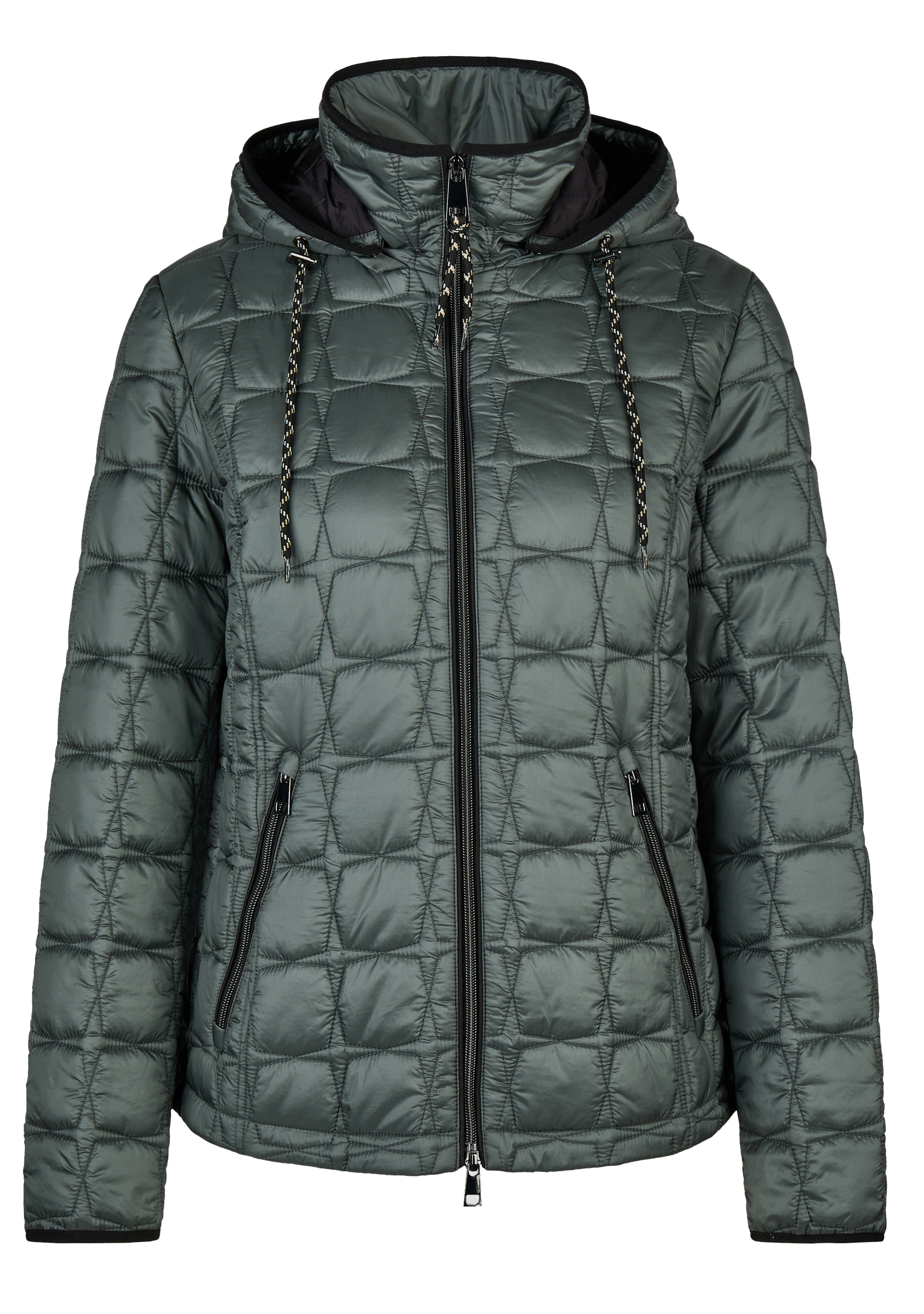 Barbara Lebek Leichte Damenjacke mit Kapuze 38
