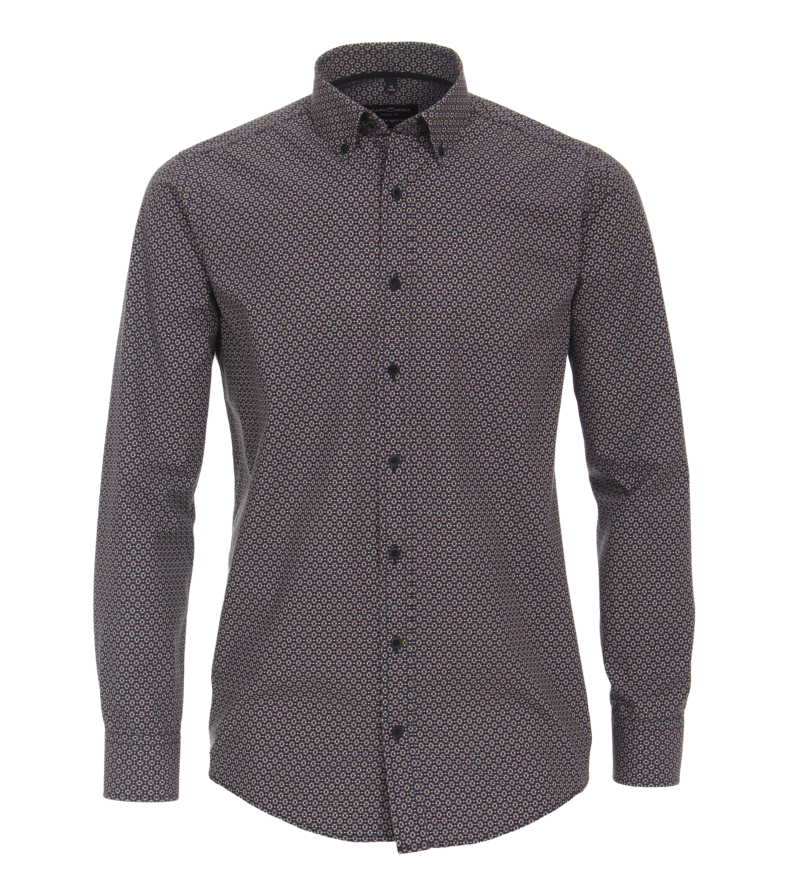 Casamoda Herren Hemd Casual fit modischer Print