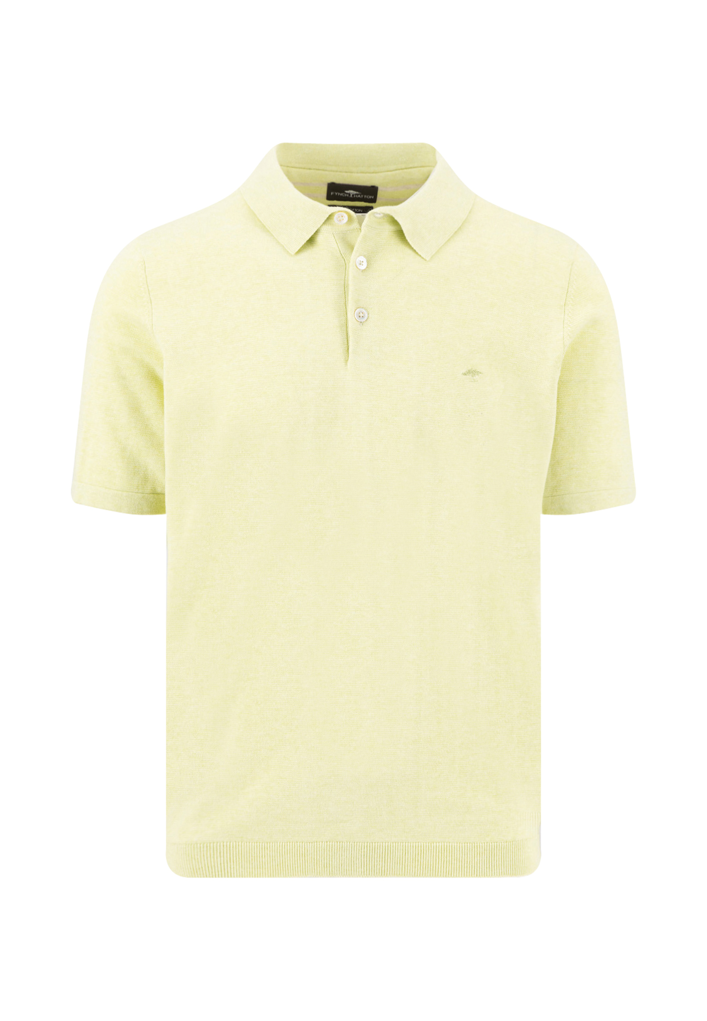Fynch-Hatton Strick-Polo air cotton - hellgrün M