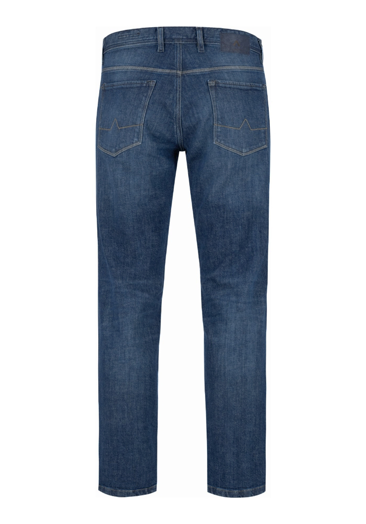 Alberto Herren Jeans Pipe - blue used 32/34
