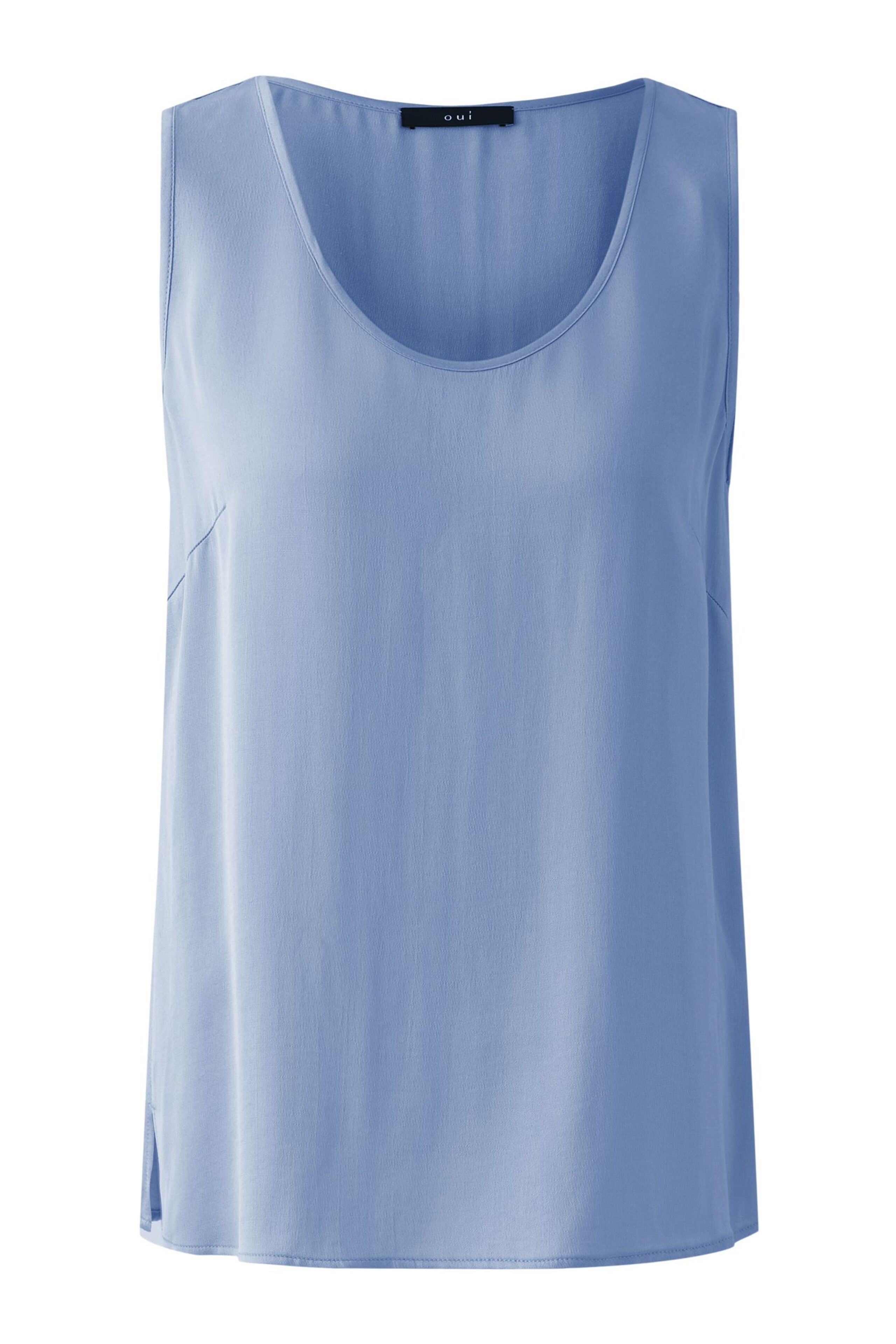 Oui Top ocean blue