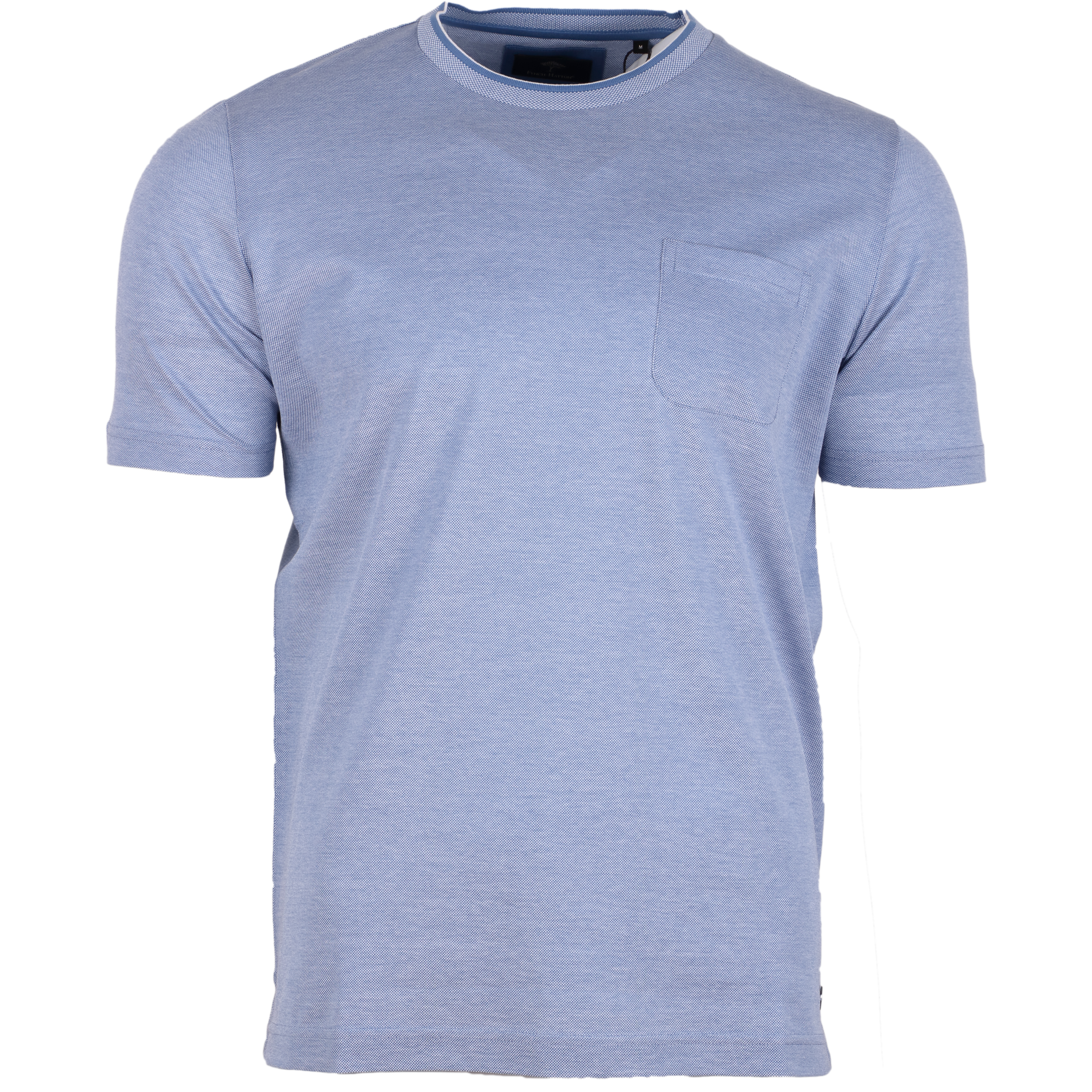 Fynch-Hatton T-Shirt mercerisiert Brusttasche XL blau