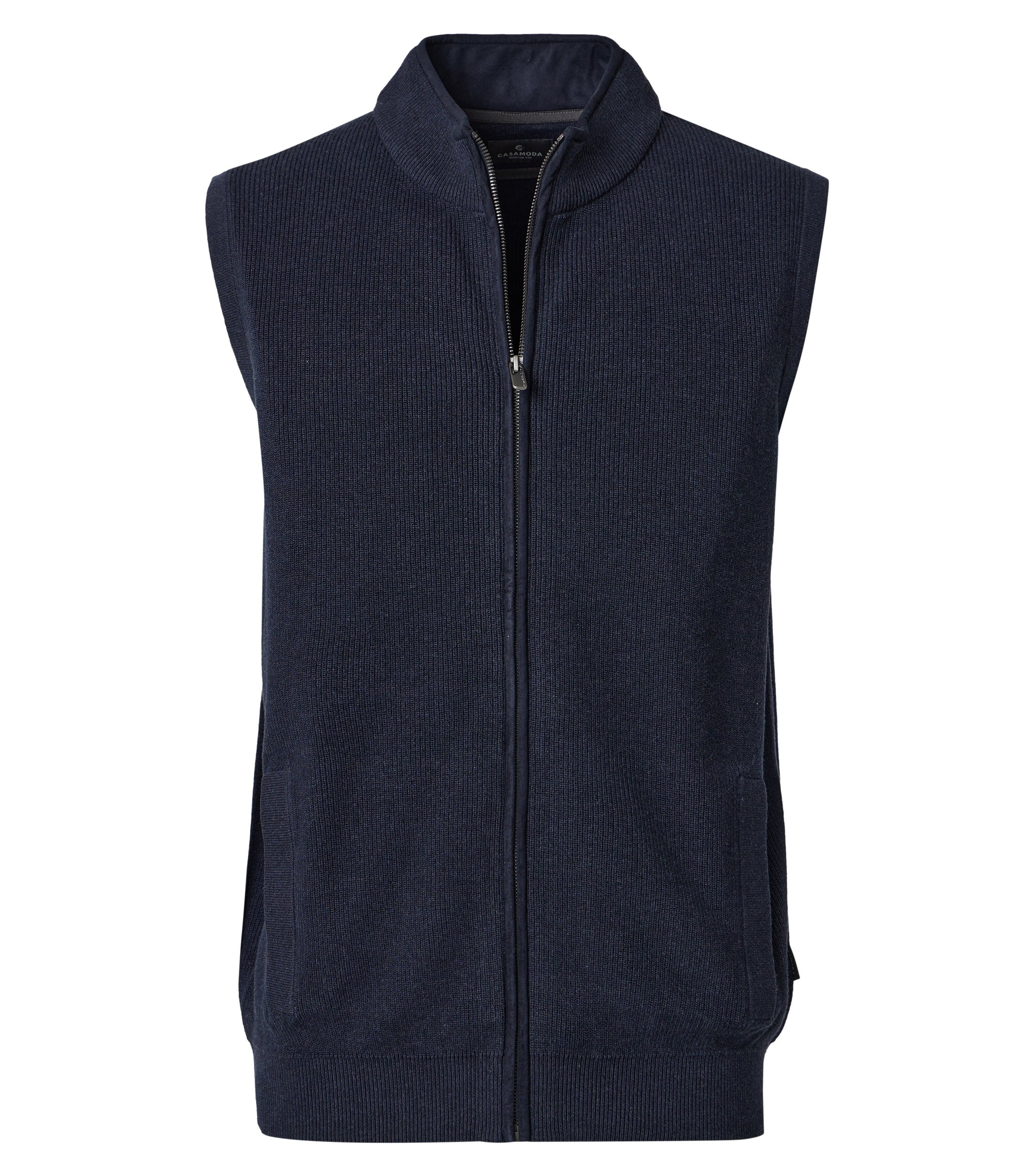 Casamoda Strickweste ohne Arm - dunkelblau
