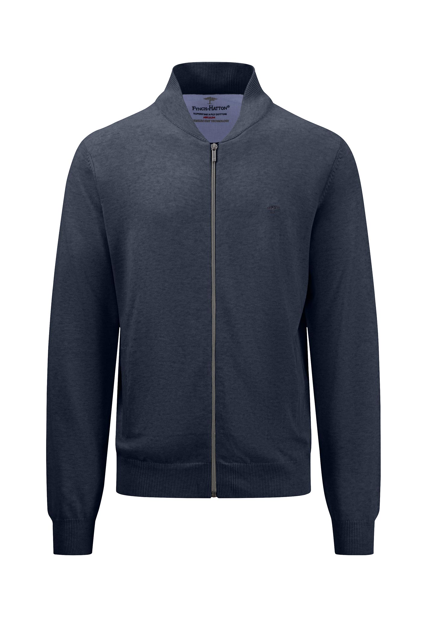 Fynch-Hatton Herren Strickjacke - dunkelblau XL
