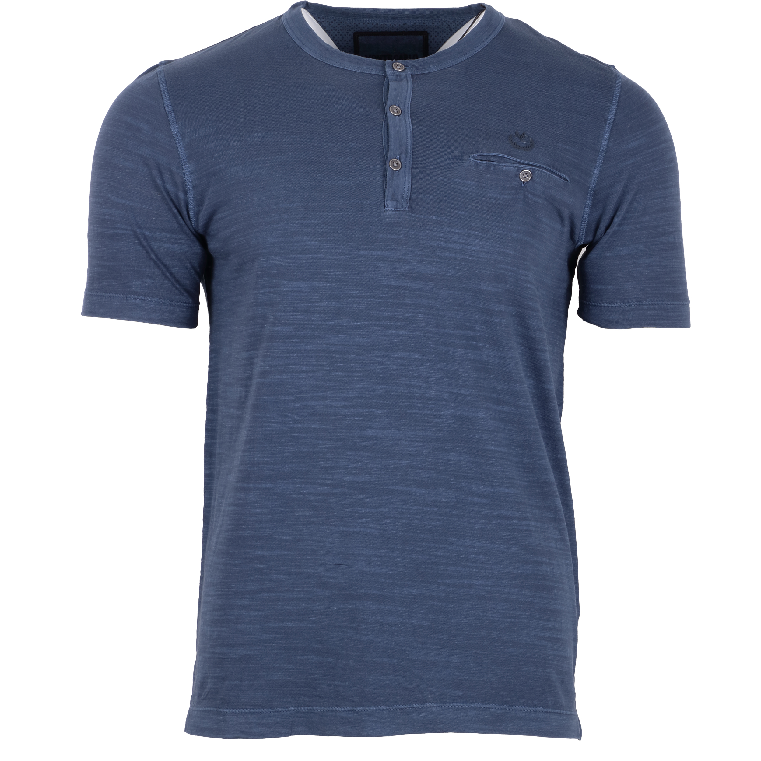 Monte Carlo Herren T-Shirt Serafino XXL dunkelblau