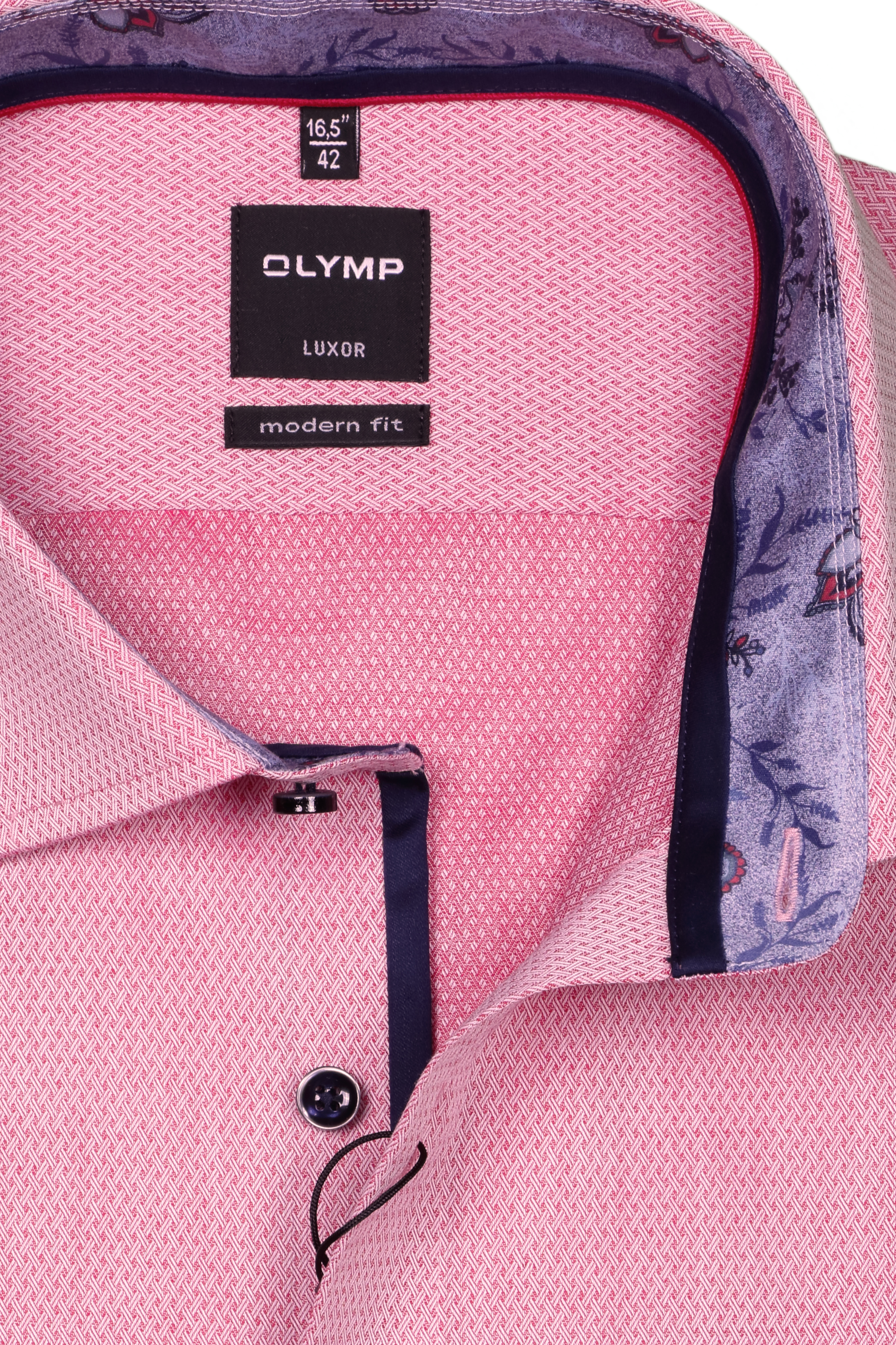Olymp Hemd Luxor modern Fit - rot 45