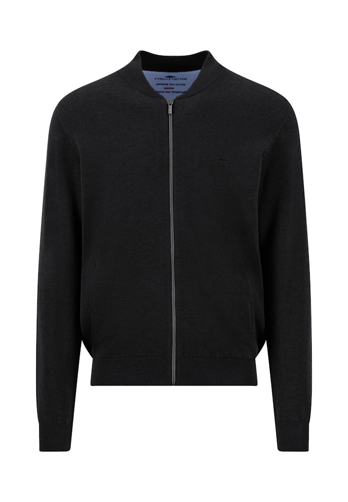 Fynch-Hatton Strickjacke - schwarz XXL