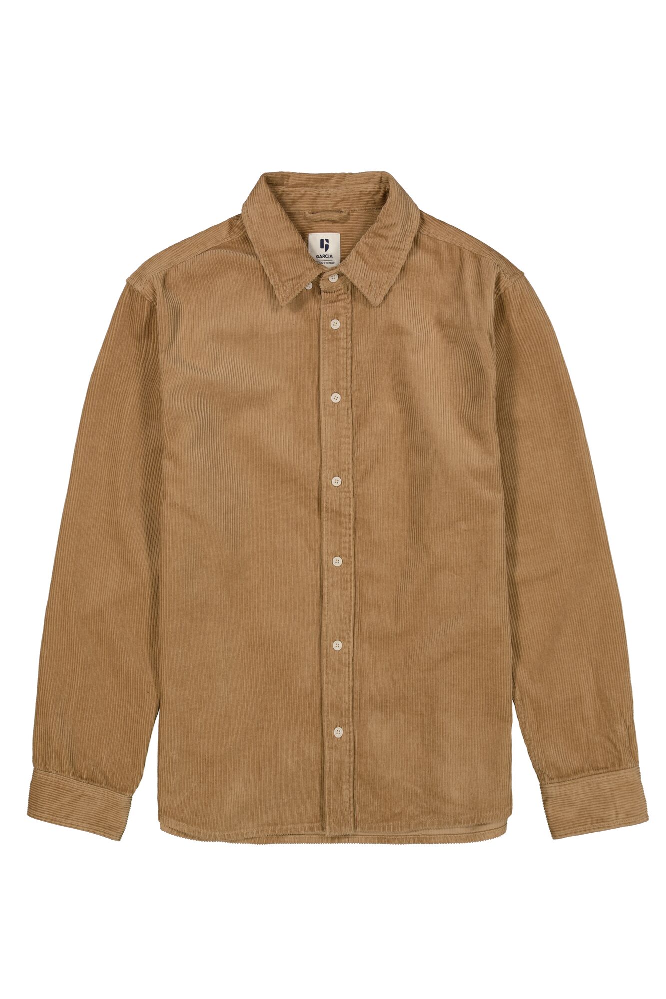 Garcia  Cordhemd  in  Camel XXL