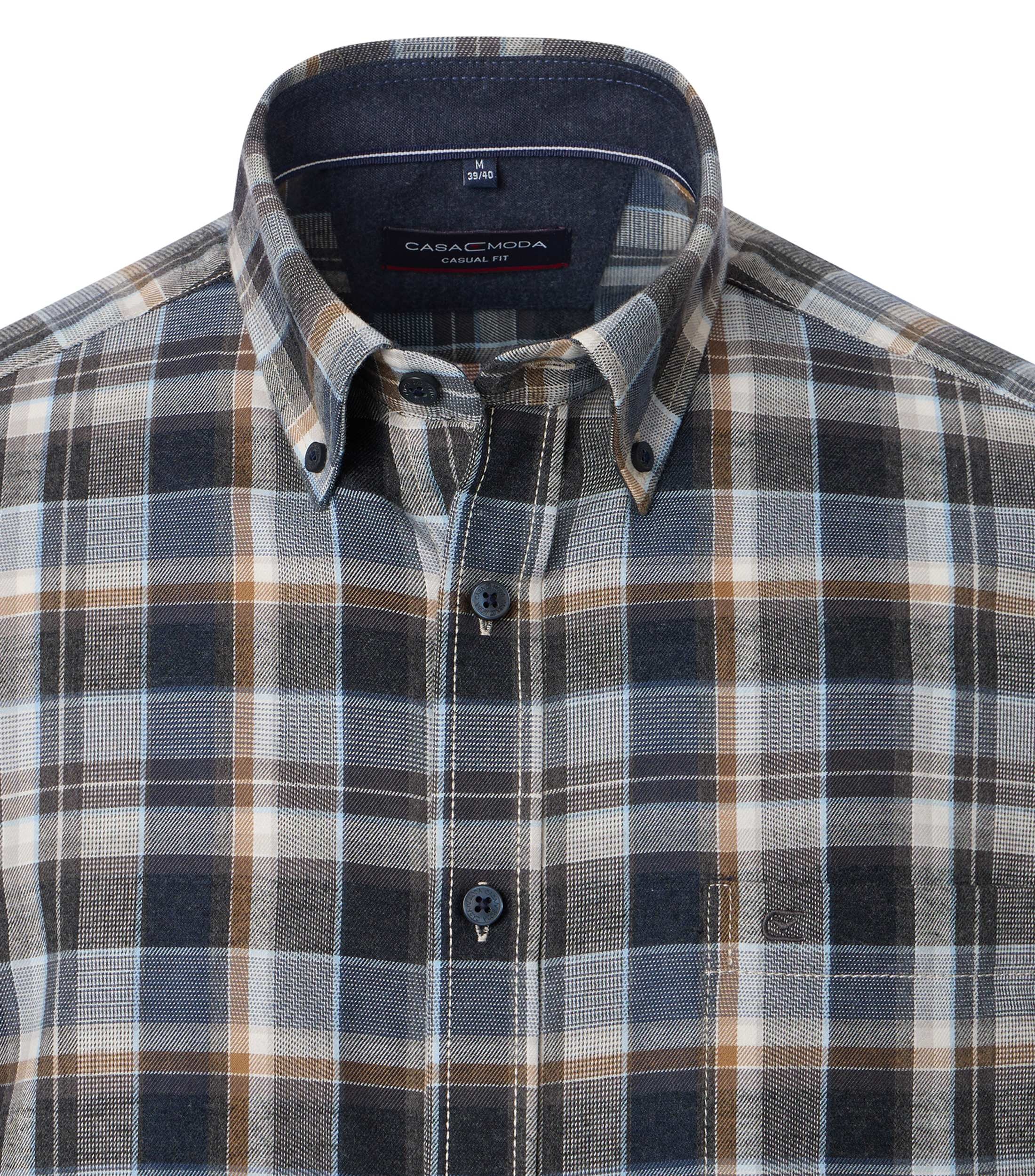 Casamoda Flanellhemd kariert casual fit M