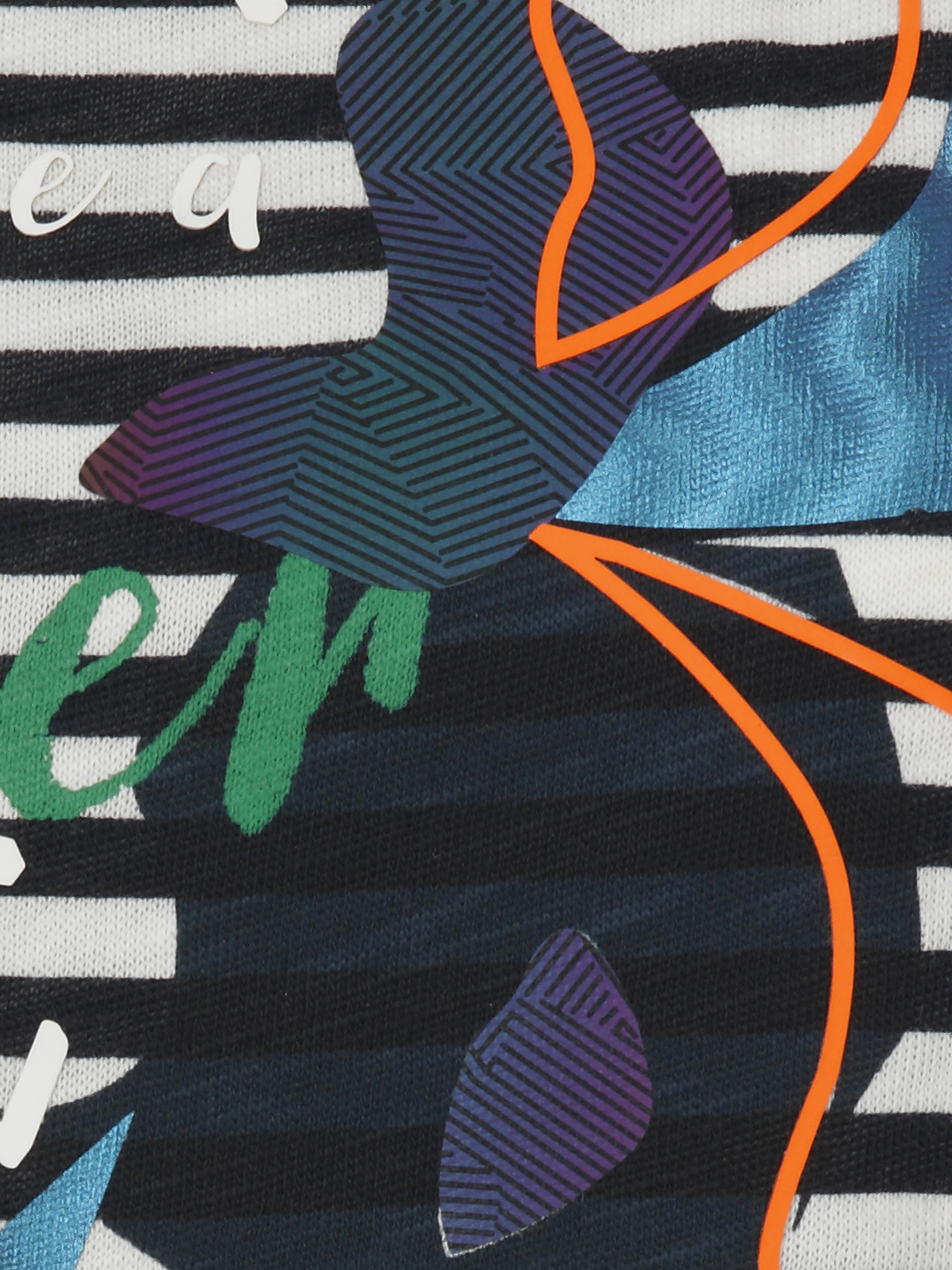 Eiszeit Damen T-Shirt 3/4 Arm Ringel