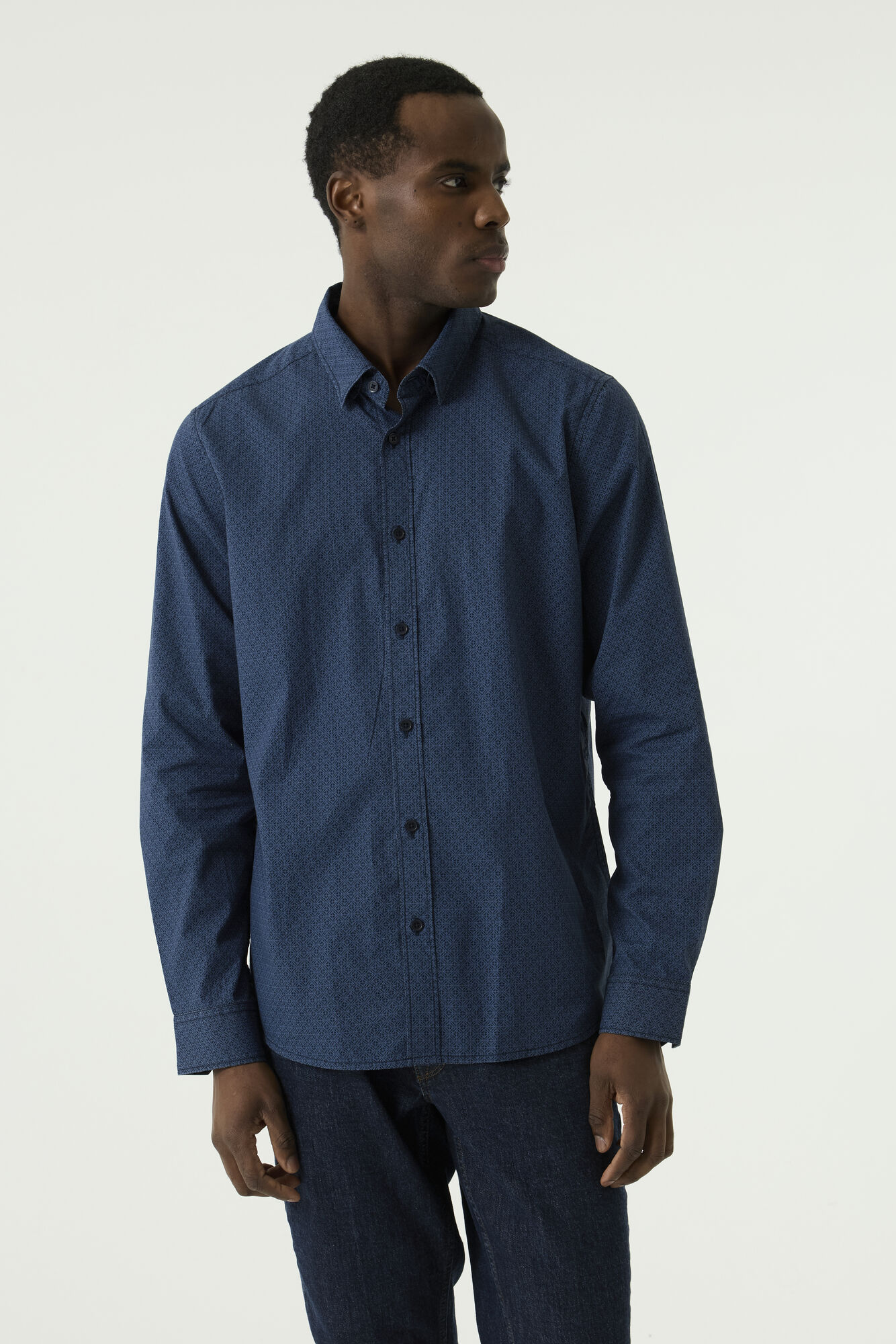 Garcia Herrenhemd in Navy M