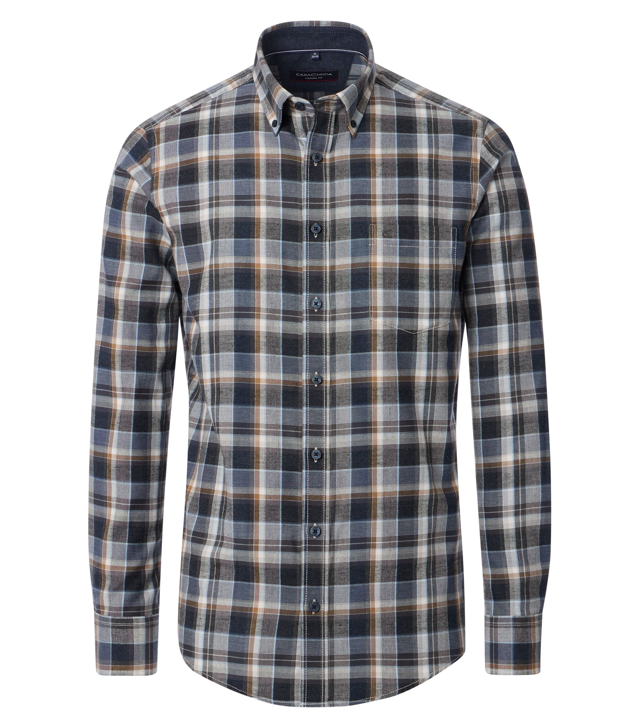 Casamoda Flanellhemd kariert casual fit XL