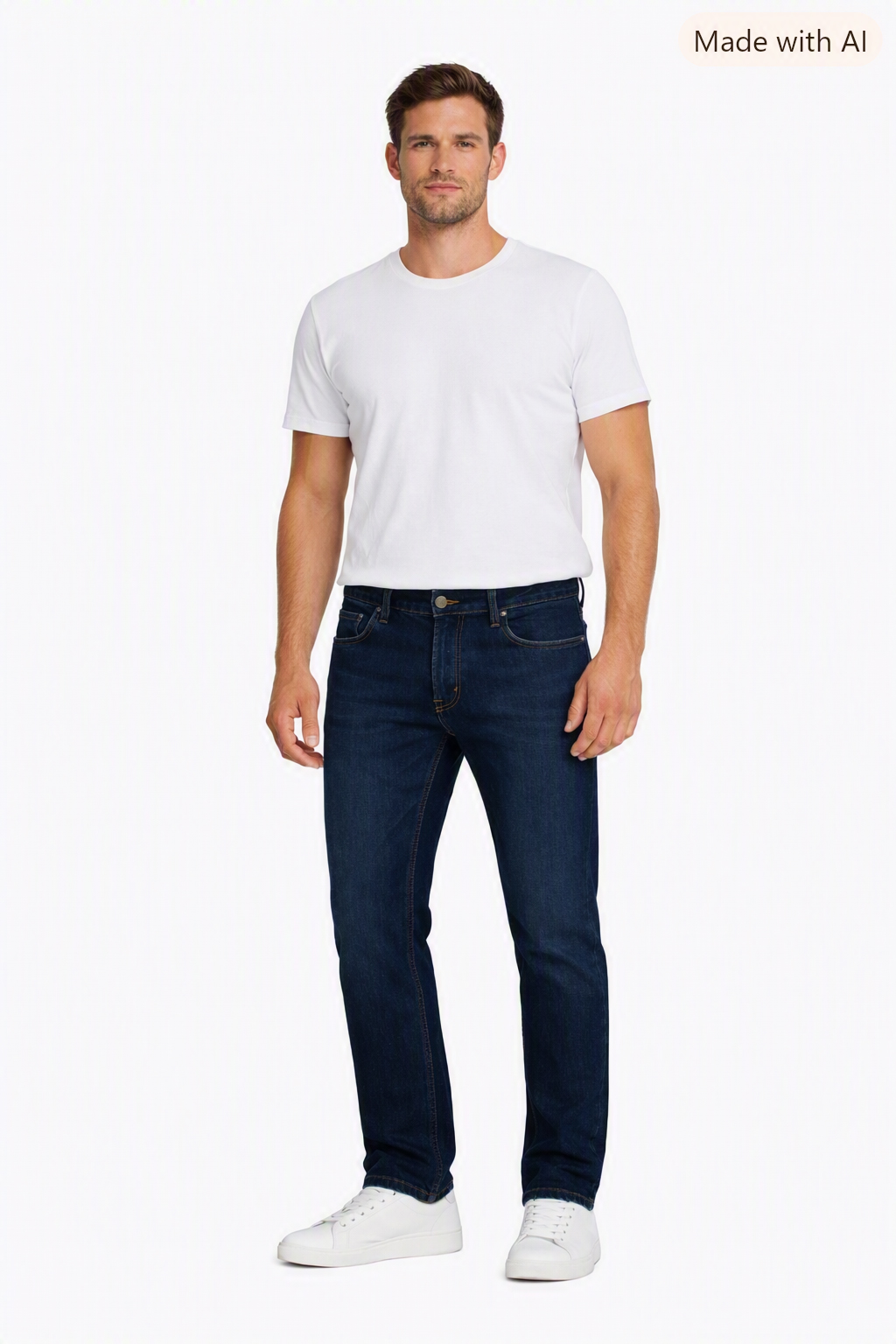 Pierre Cardin Jeans Lyon dark blue raw Denim 40/32