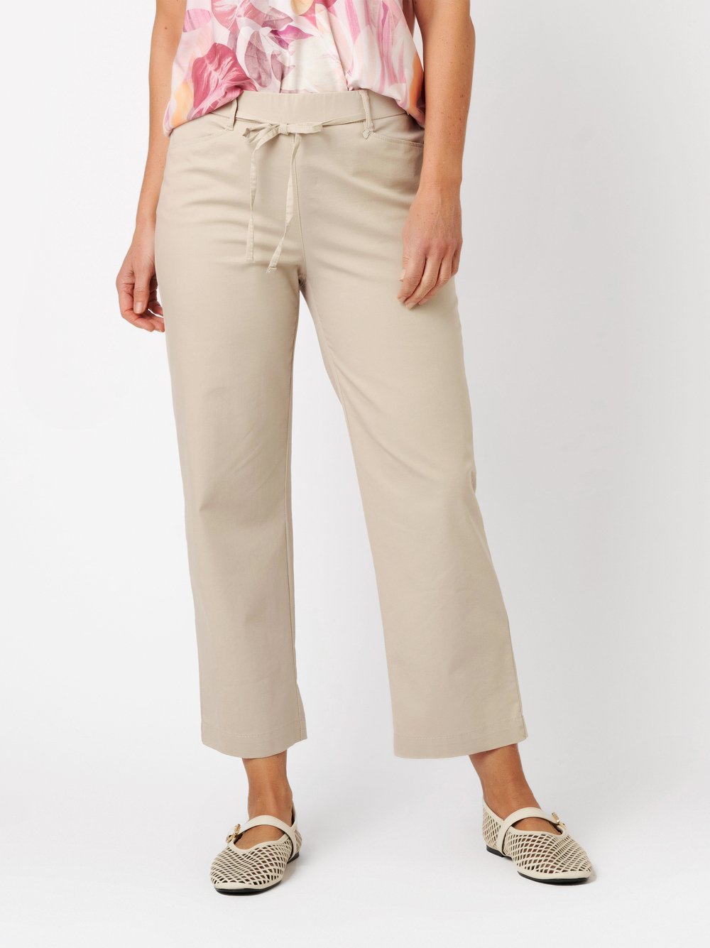 Relaxed by Toni Damenhose Scarlet Wide Leg 6/8 - Beige 38