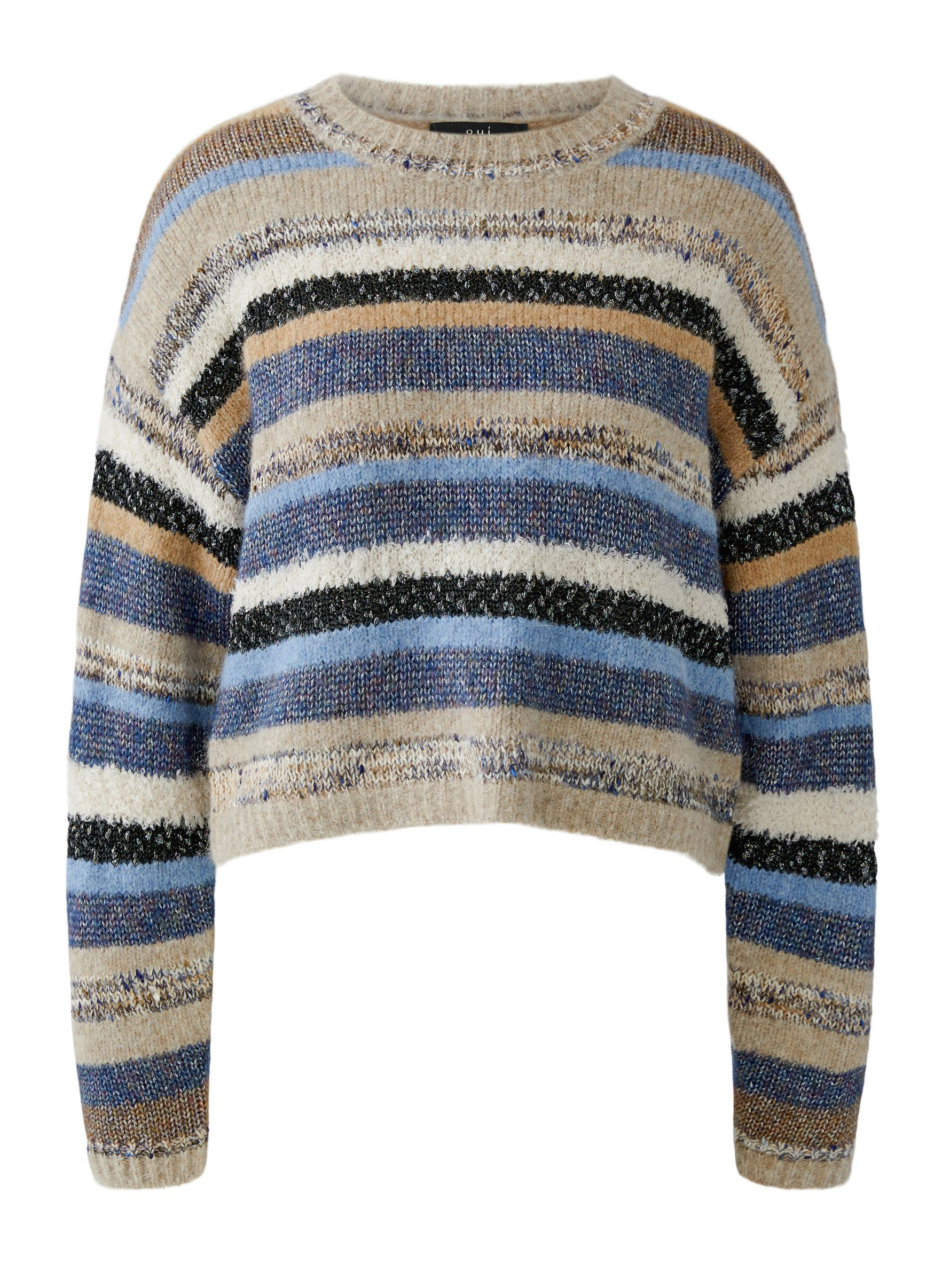 Oui Damen‑Pullover mit Streifen