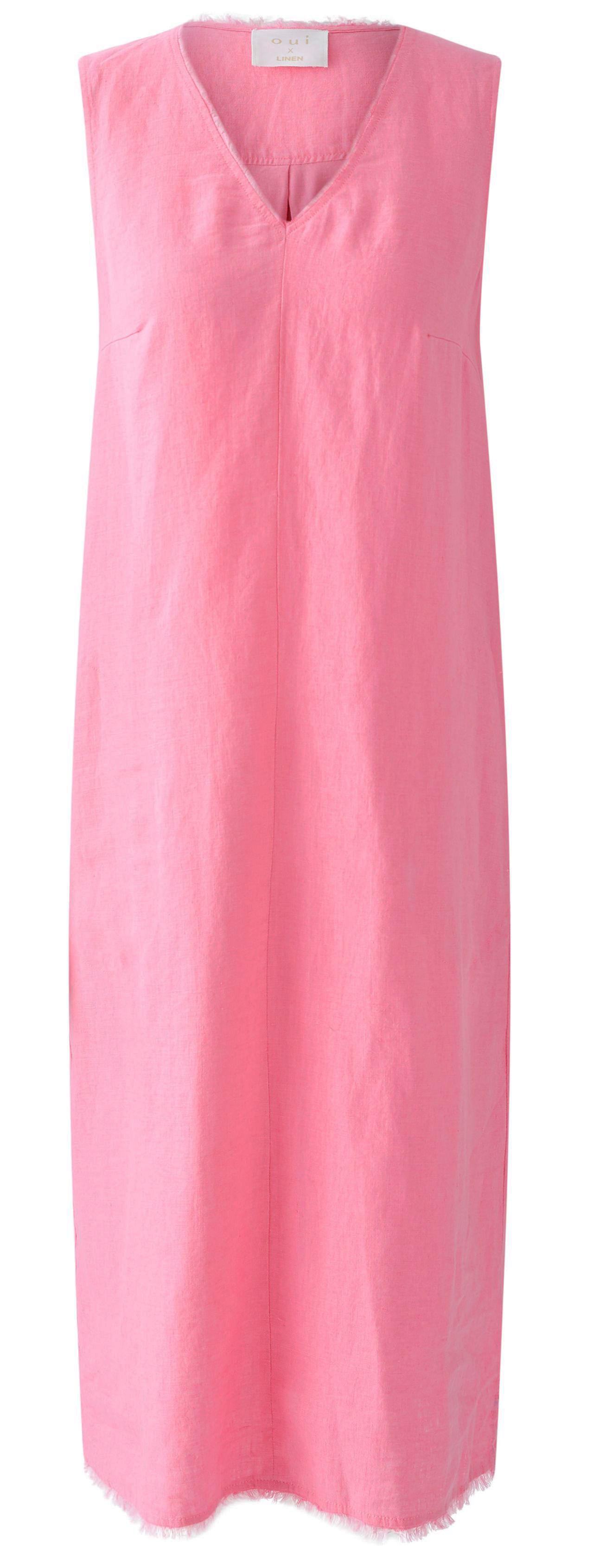 Oui Sommerkleid V-Ausschnitt