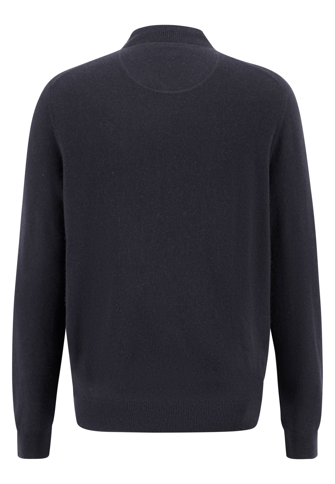 Fynch-Hatton Herren Strickjacke Wolle - dunkelblau