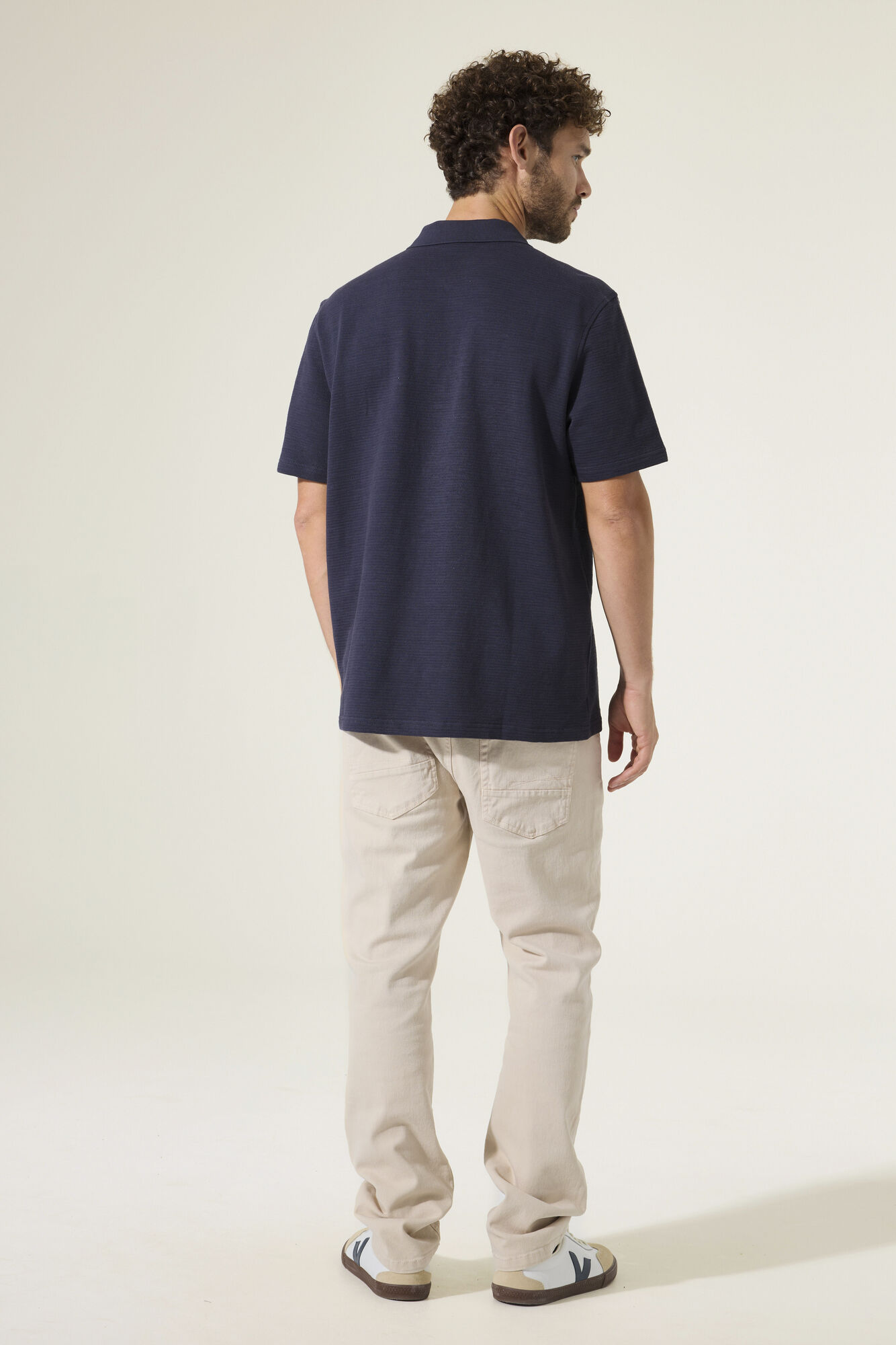Garcia Poloshirt mit Zip - dunkelblau L