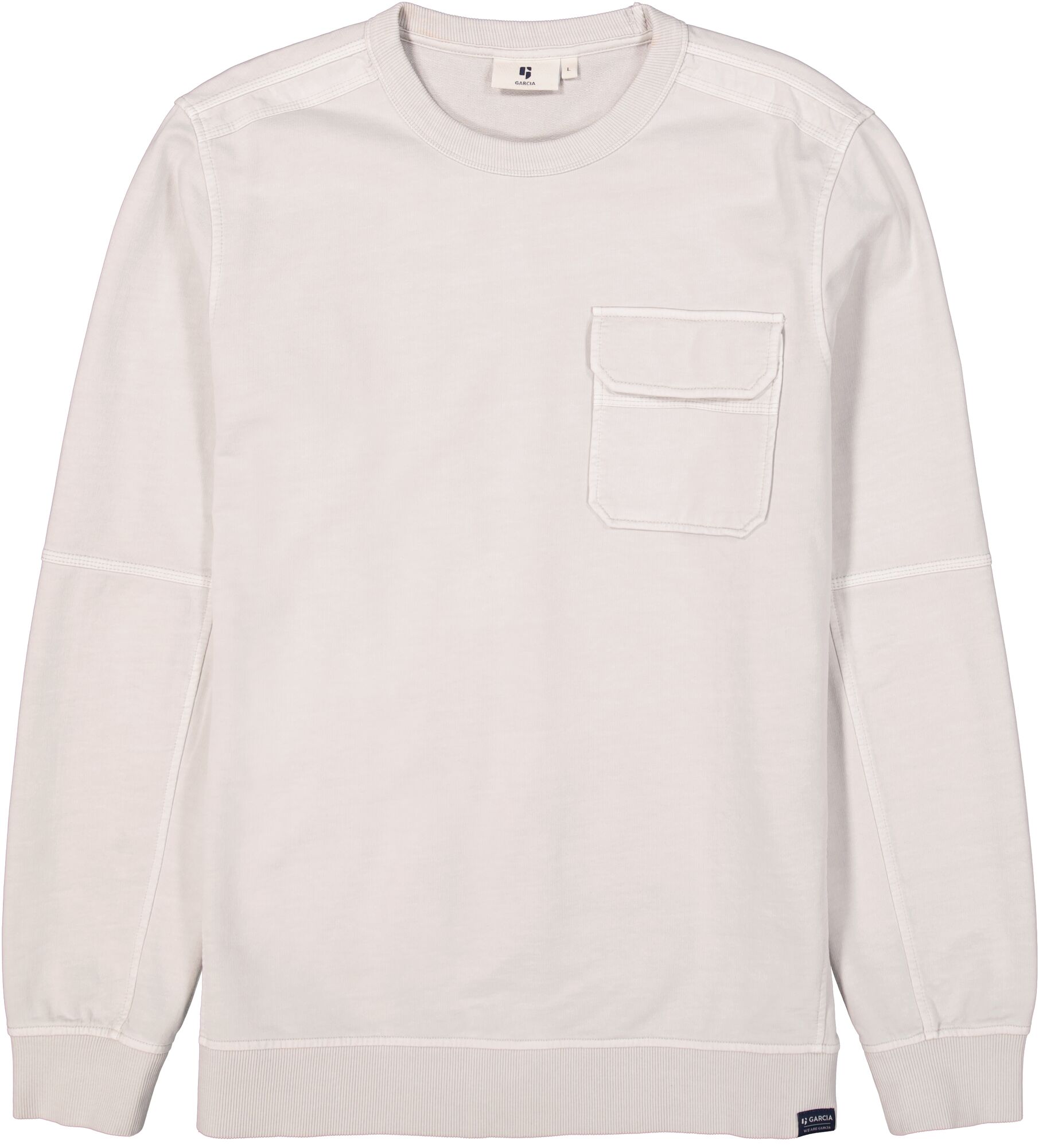 Garcia Herren Sweatshirt - hellgrau