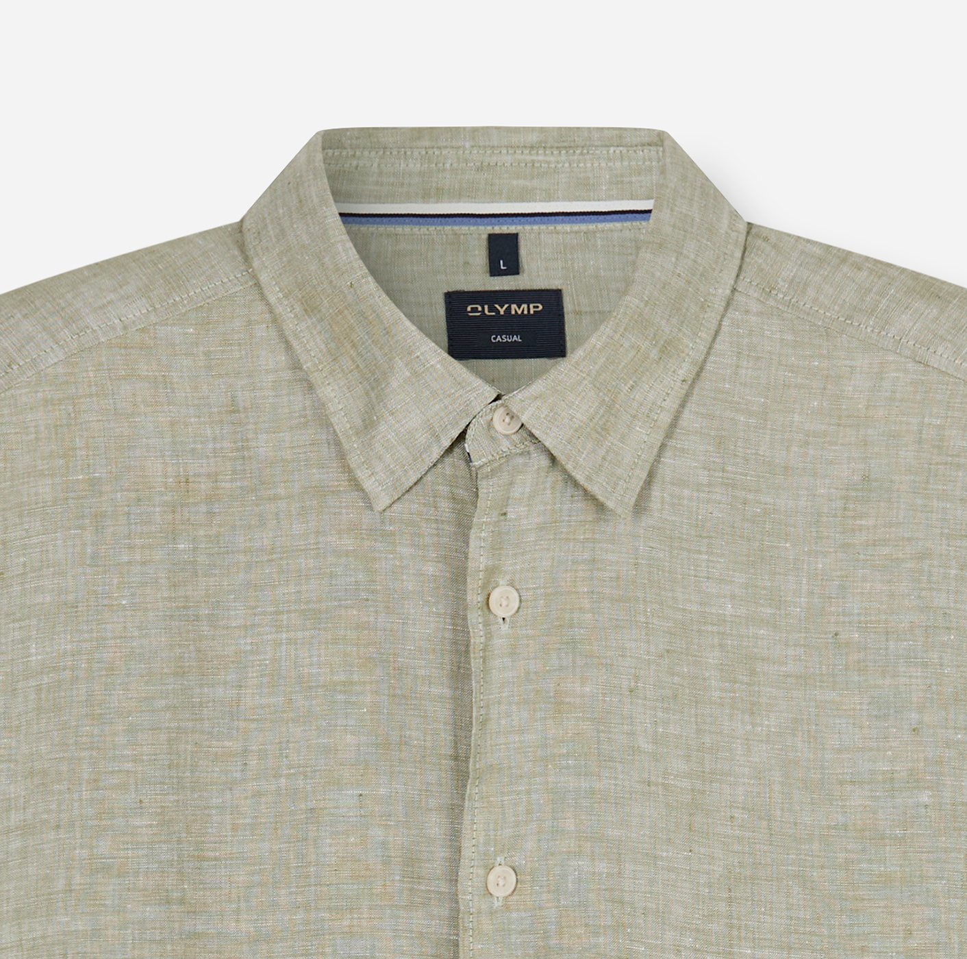 Olymp Casual Leinenhemd 1/2 Arm XXL