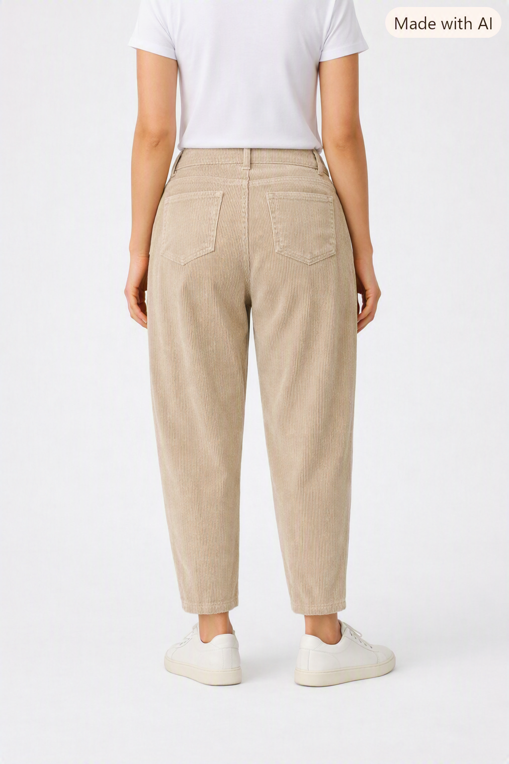 Angels Cordhose Damen – Beige O‑Shape 38