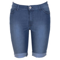 Pioneer Damen Bermuda Jeans-Shorts - blau