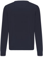 Fynch-Hatton Herren Pullover Baumwolle - dunkelblau