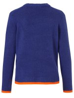 Eiszeit Damen Pullover Rundhals 1/1 Arm Intarsie