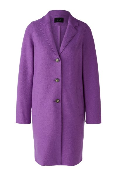 Oui Wollmantel Mayson bright violet